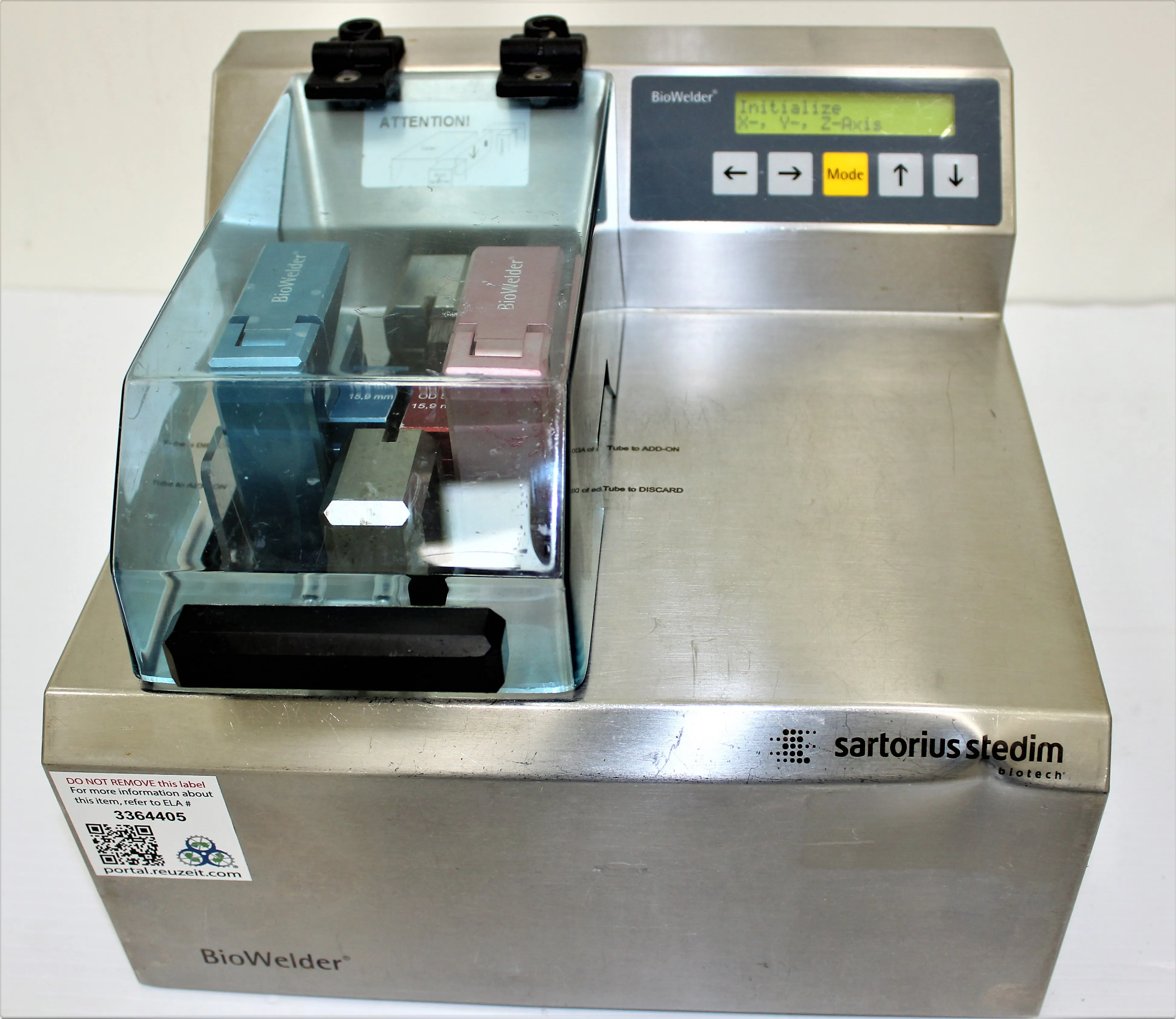 Used Sartorius Stedim 16370 Thermoplastic Tube Welder