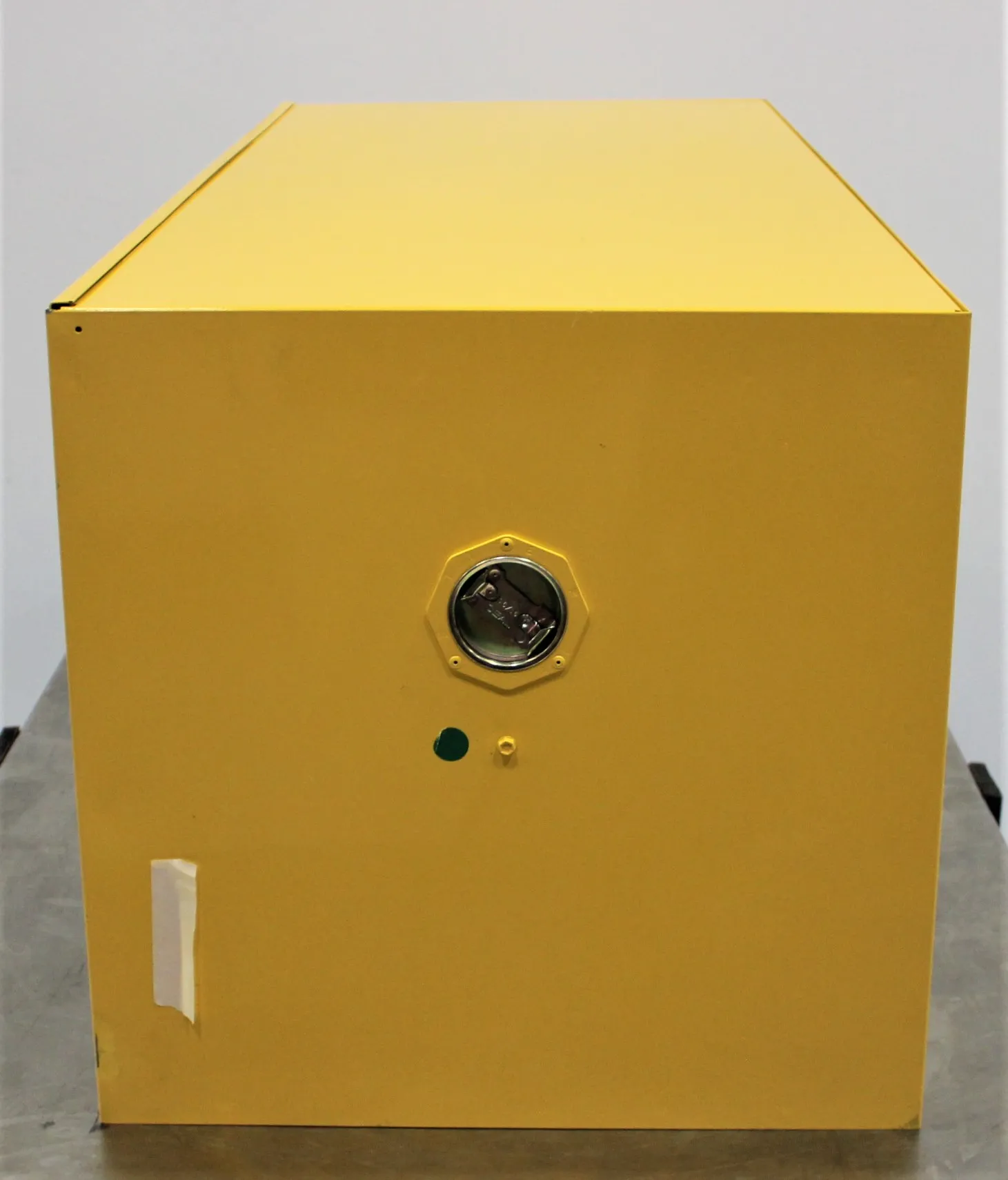 Used Uline H-41775M-Y Flammable Cabinet Class 2 RM0870371 12 Gal Cap