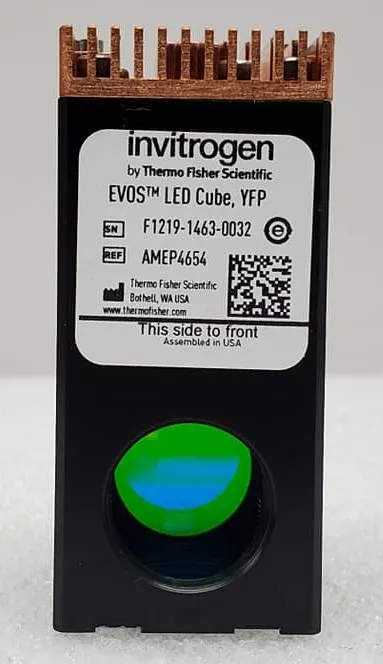 Used Invitrogen EVOS LED Light Cube YFP AMEP4654 Microscope / Imager Accessory