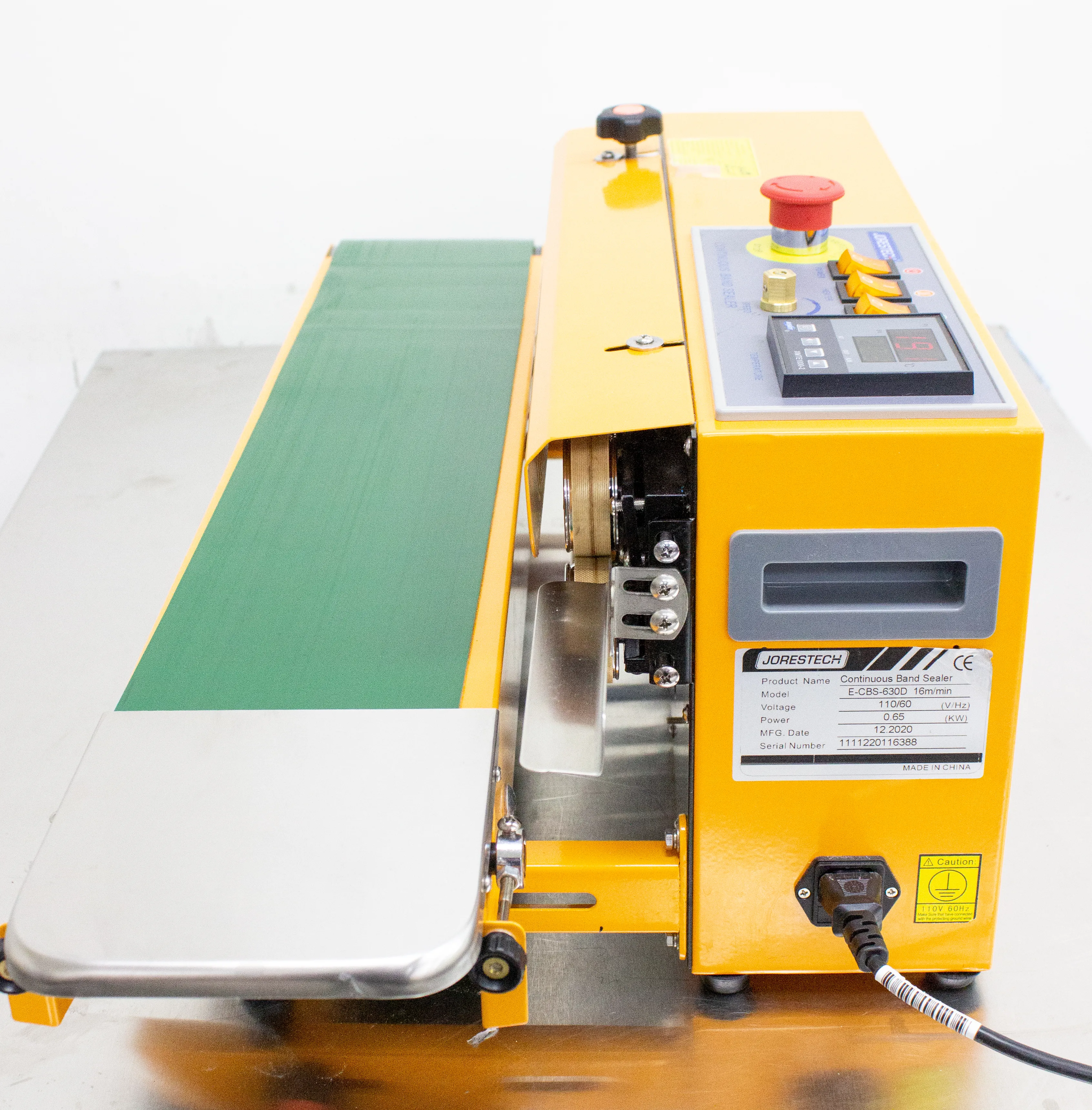 Jorestech Continuous Band Sealer Model E-CBS-630D