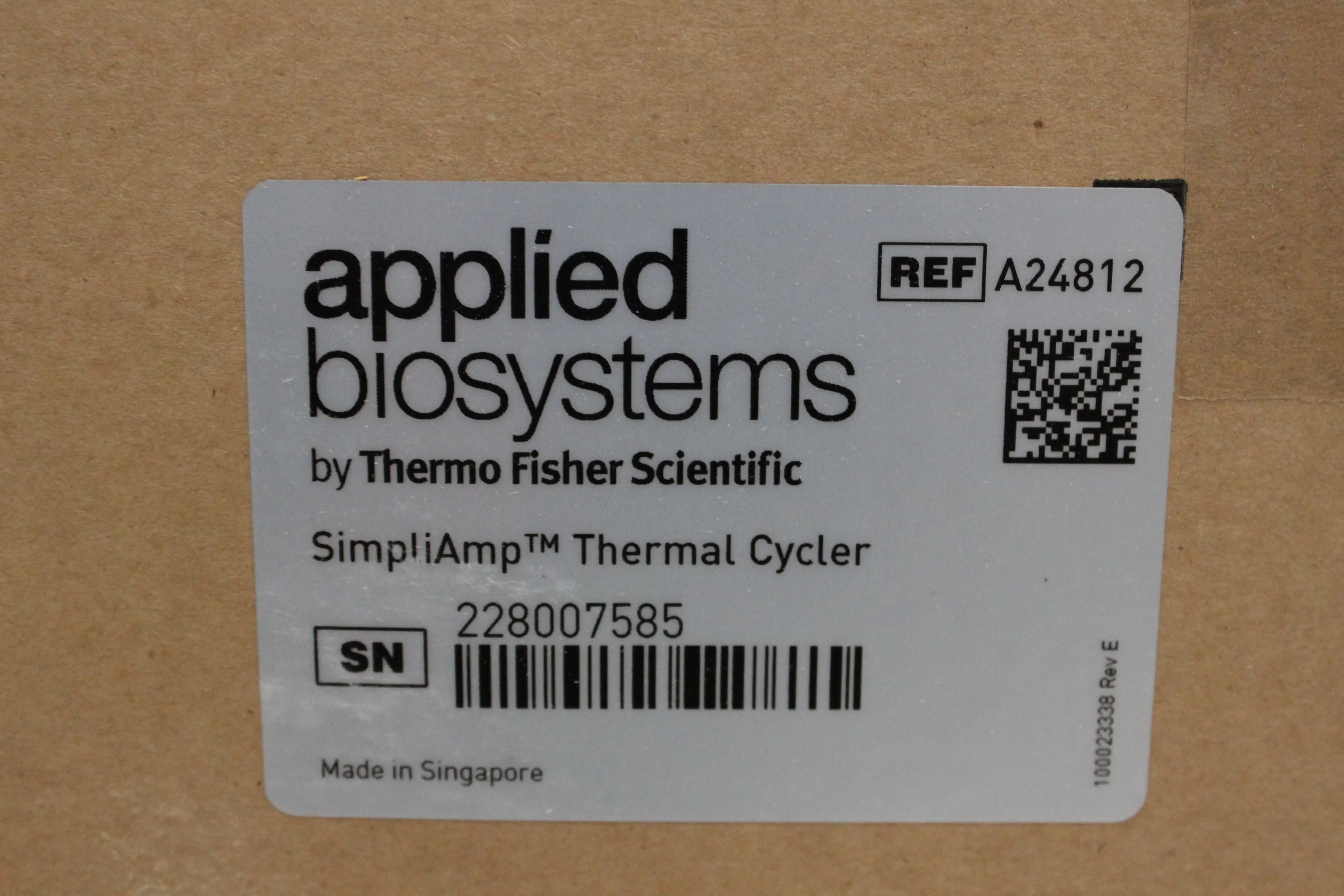 Applied Biosystems SimpliAmp A24812 PCR Thermal Cycler