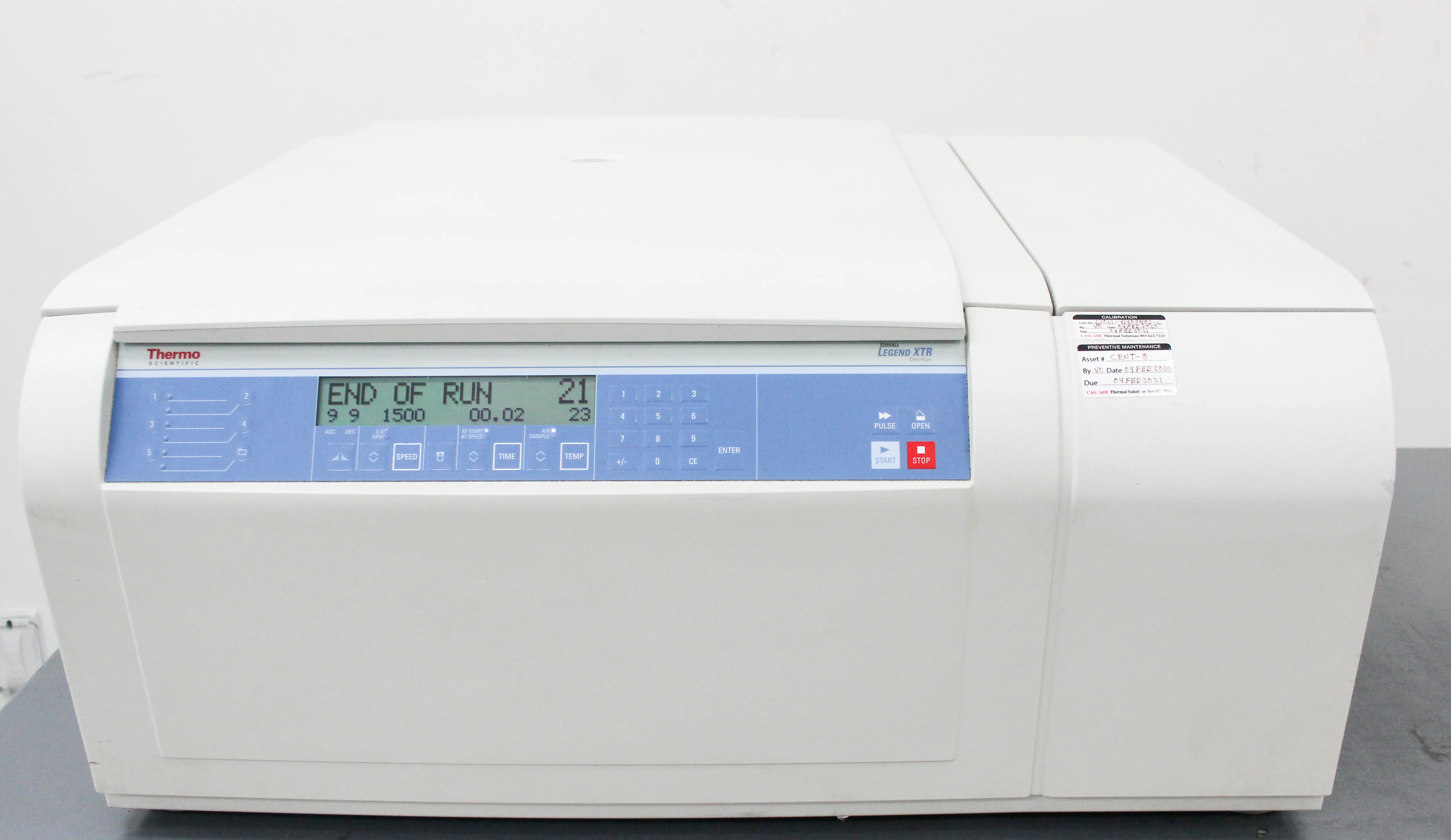 Thermo Scientific Sorvall Legend XTR Refrigerated Benchtop Centrifuge w/ Rotor