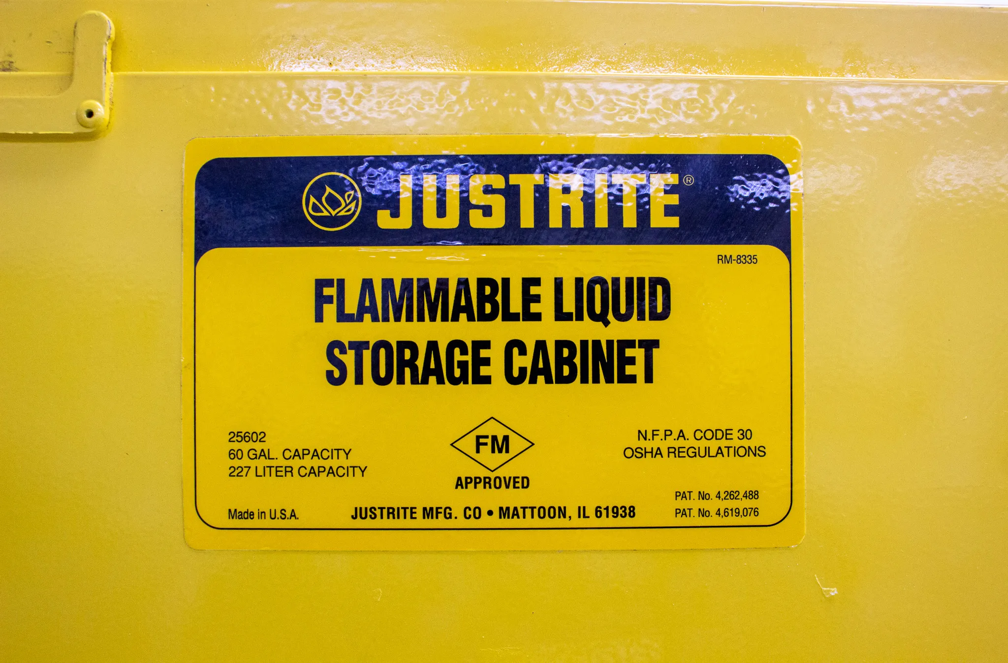 Justrite Flammable Liquid Storage Cabinet 25602