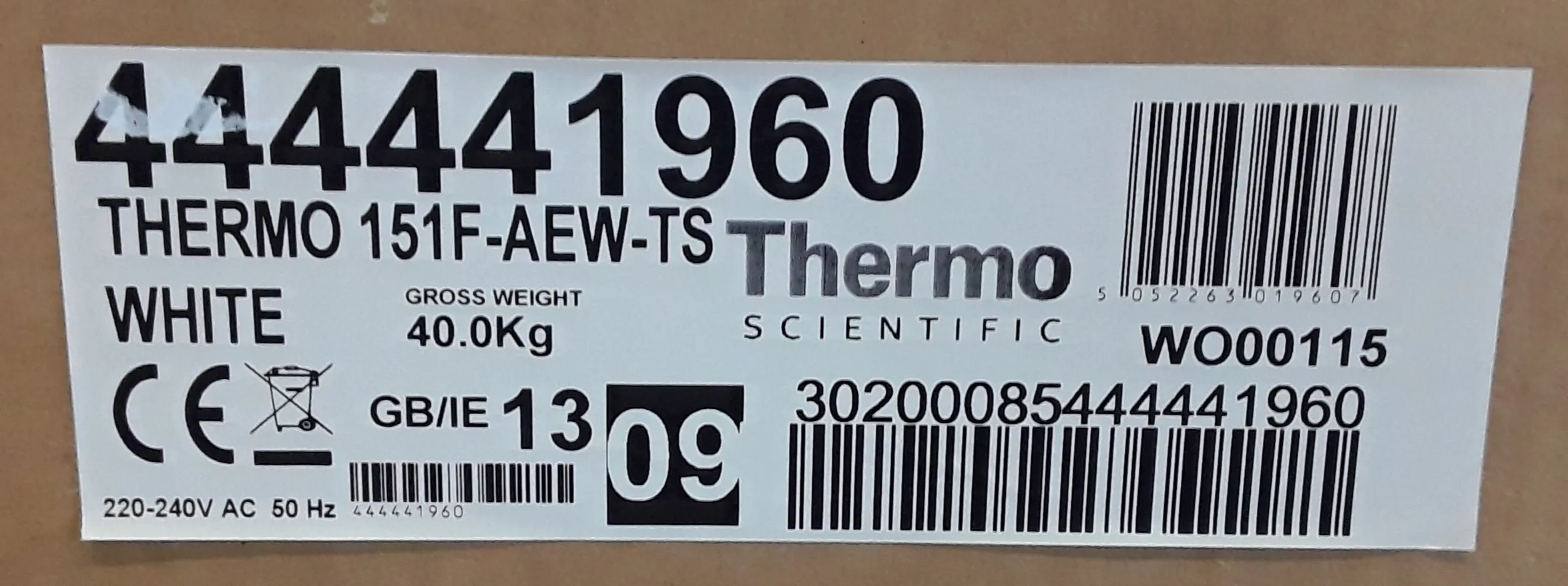 Thermo Fisher 151F-AEW-TS - ES Series Lab Freezer