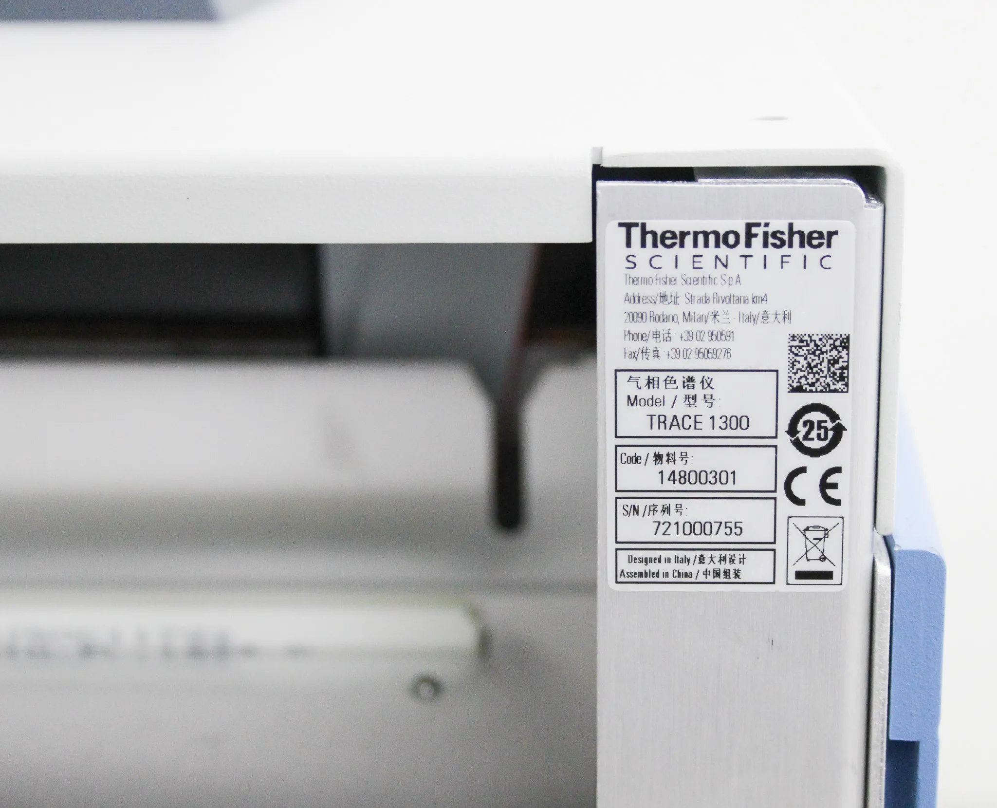 Thermo Scientific Trace 1310 Gas Chromatograph (AS/IS for parts)