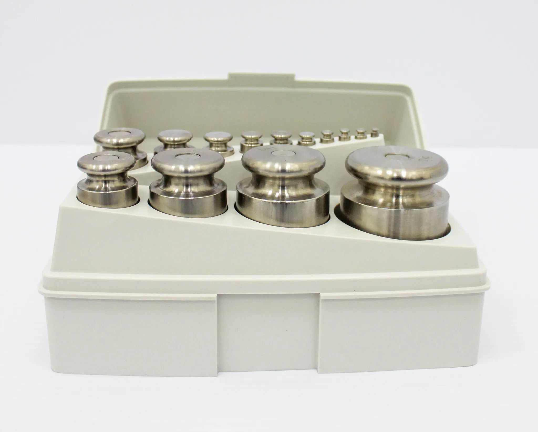 Sto-A-Weigh Set 2000-1g (14 Total Pieces) - ASTM Class 7 Calibration Weights