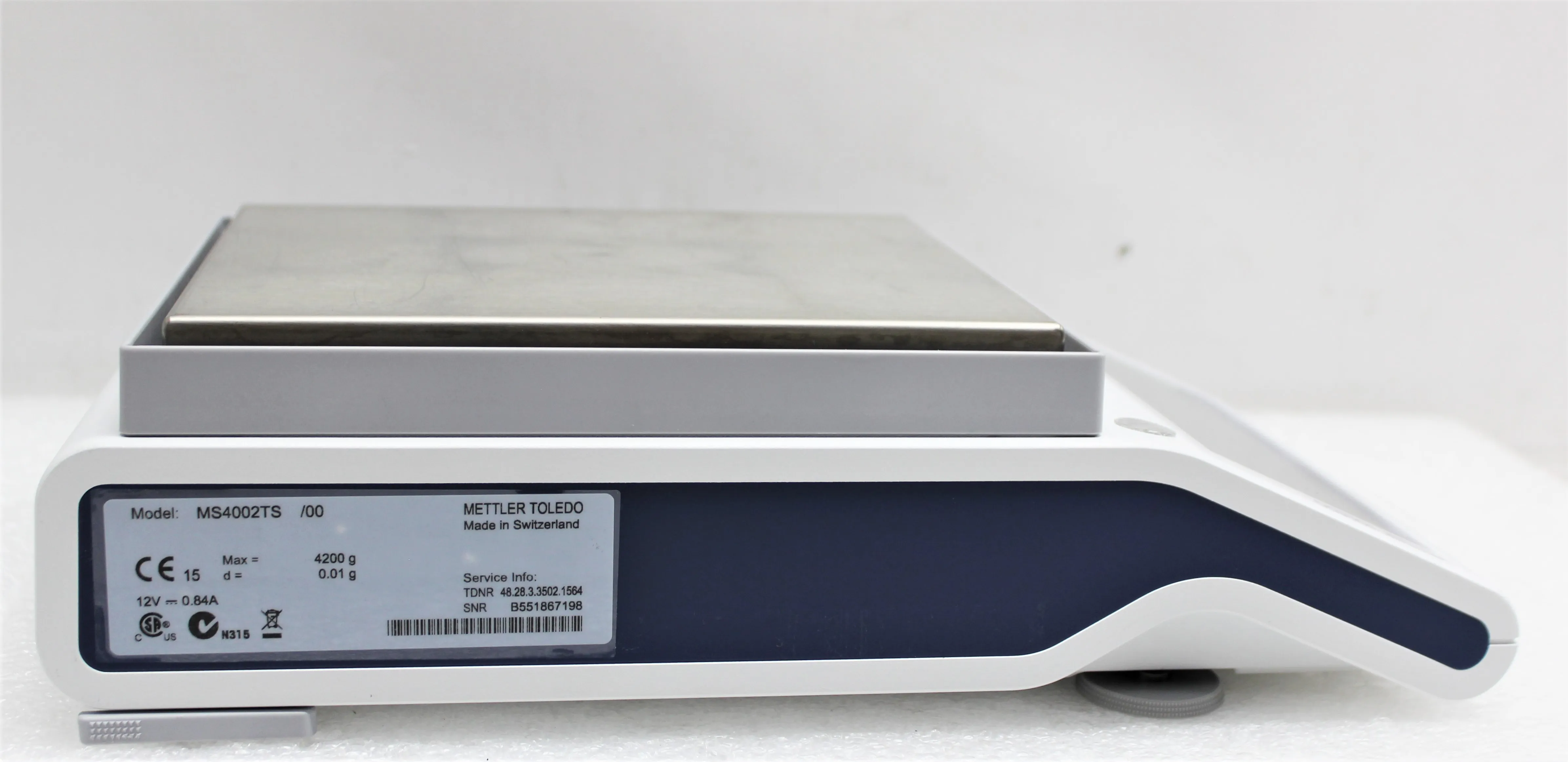 Mettler-Toledo MS4002TS/00 Bench Scale / Floor Scale