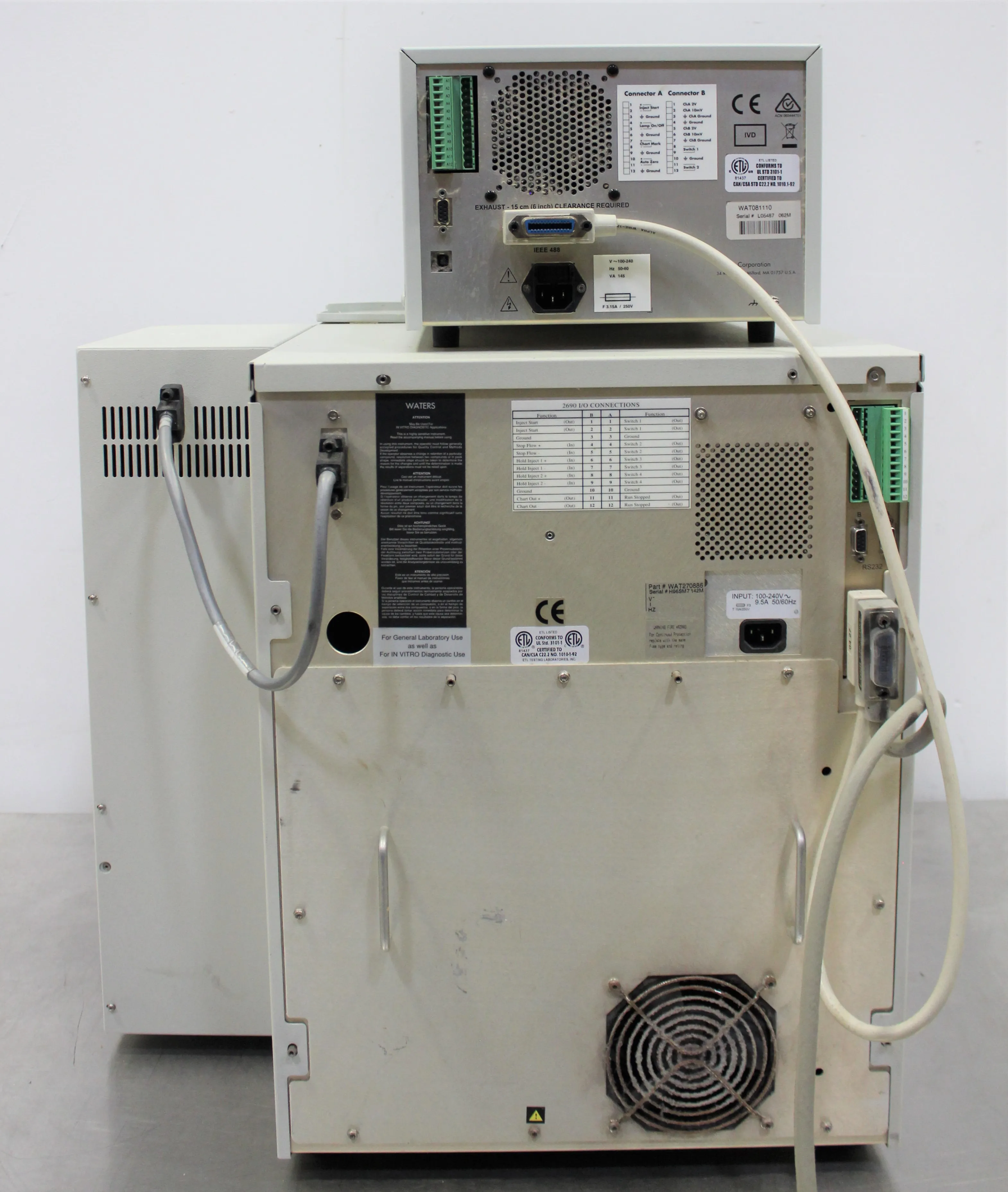 Used Waters HPLC System with Detector and Column Heater - H96SM7142M