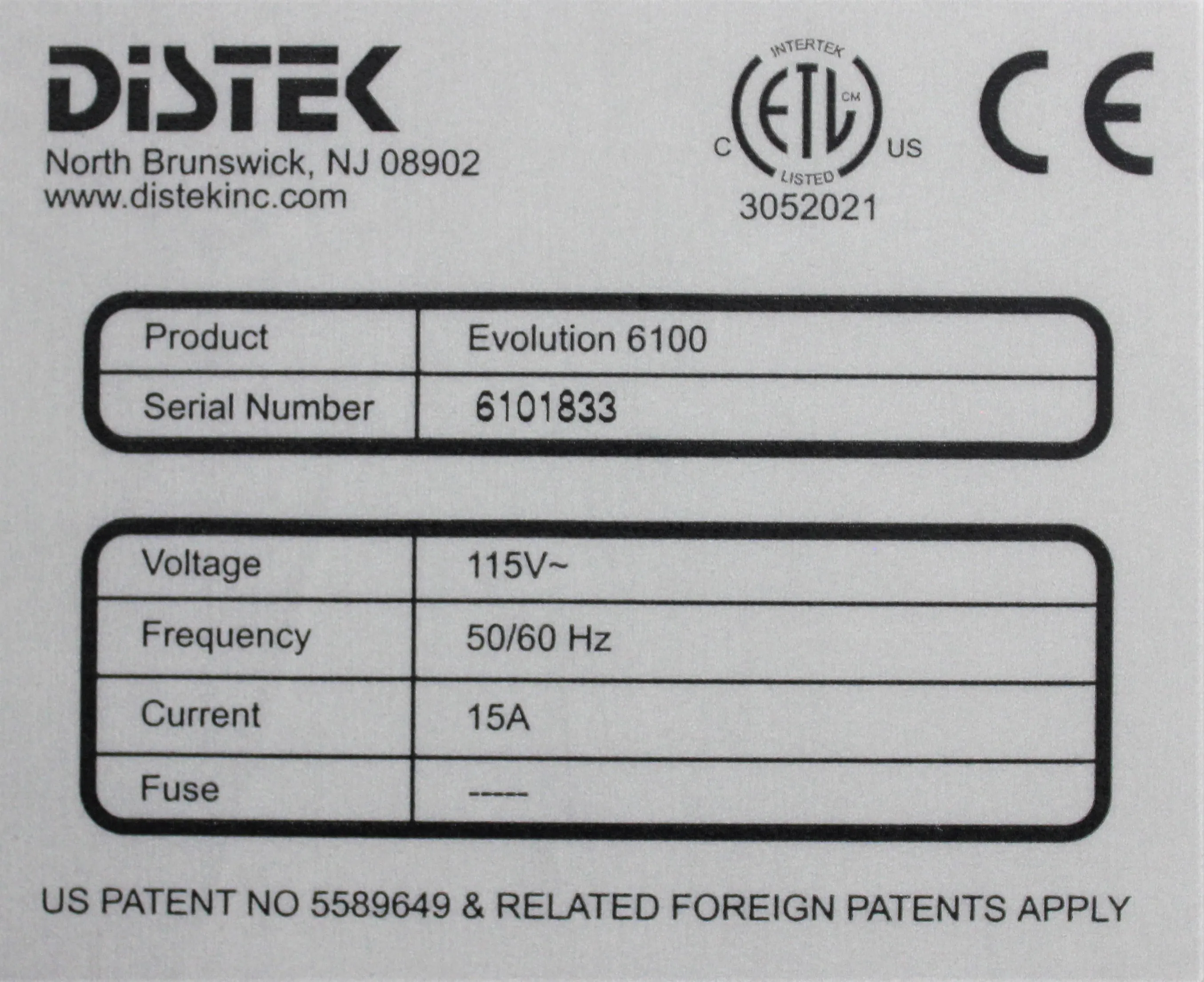 DISTEK Evolution 6100 Bathless Dissolution Test System