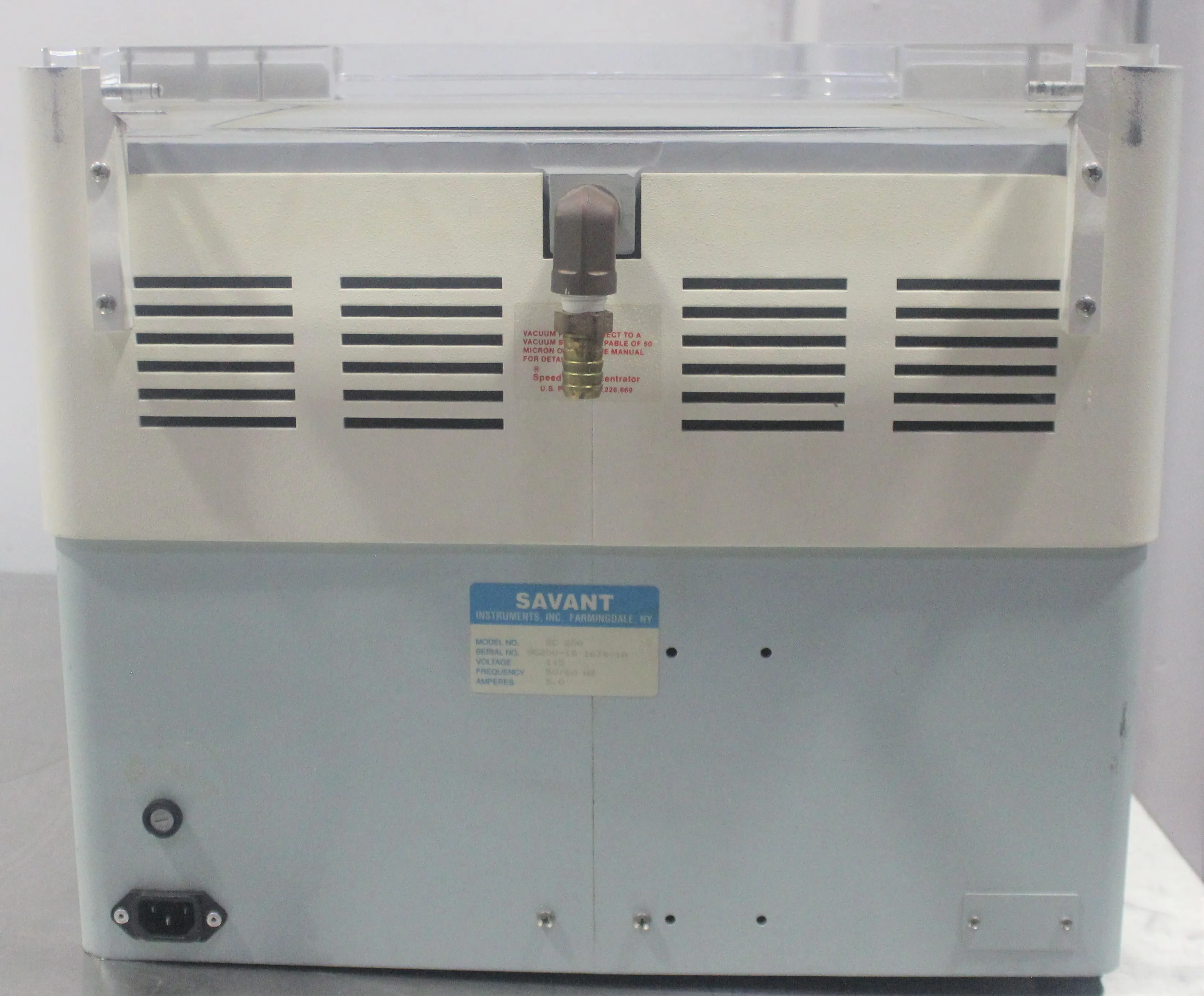 Savant SC 200 SpeedVac Concentrator Model SVC200H