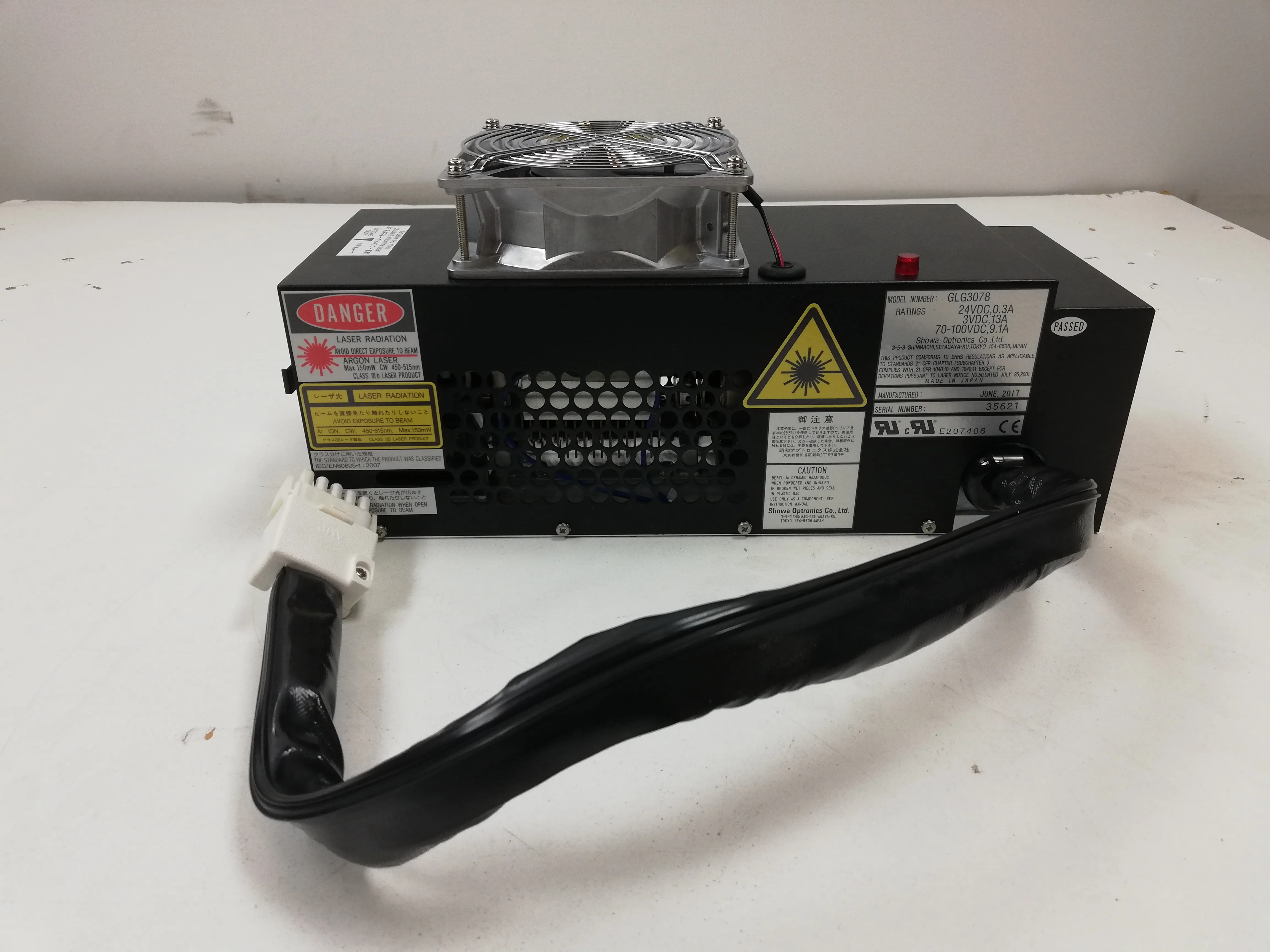 Showa Optronics GLG3078 Laser Module - Used Class 4 - As-Is 35621