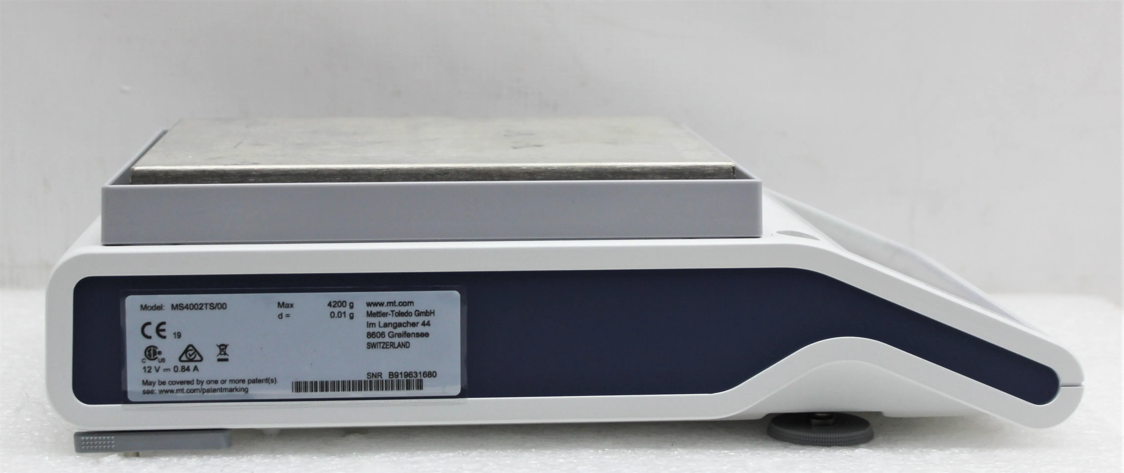 Mettler-Toledo MS4002TS/00 Bench Scale / Floor Scale