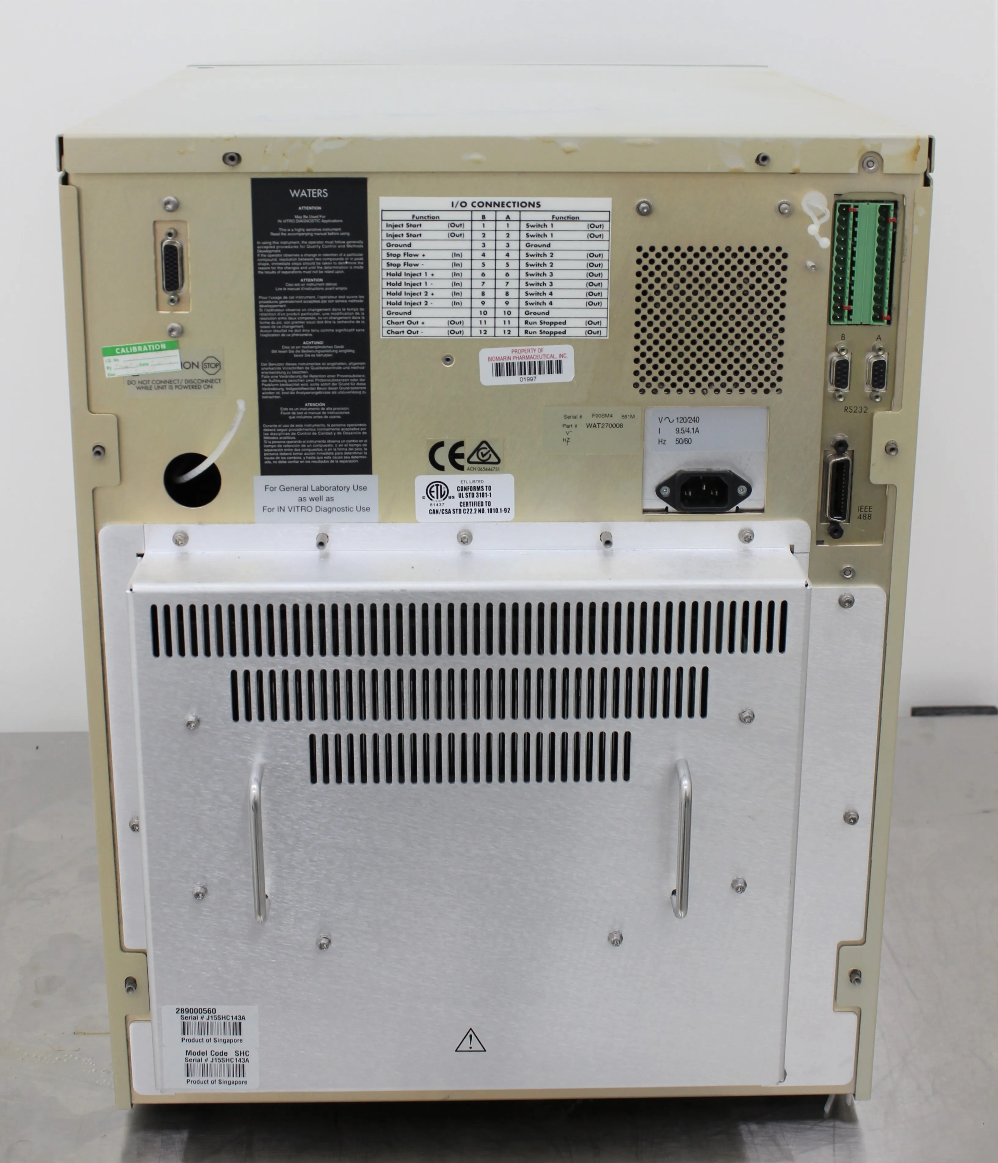 Waters 2695 Separations Module HPLC/FPLC/GC/CE Lab Equipment