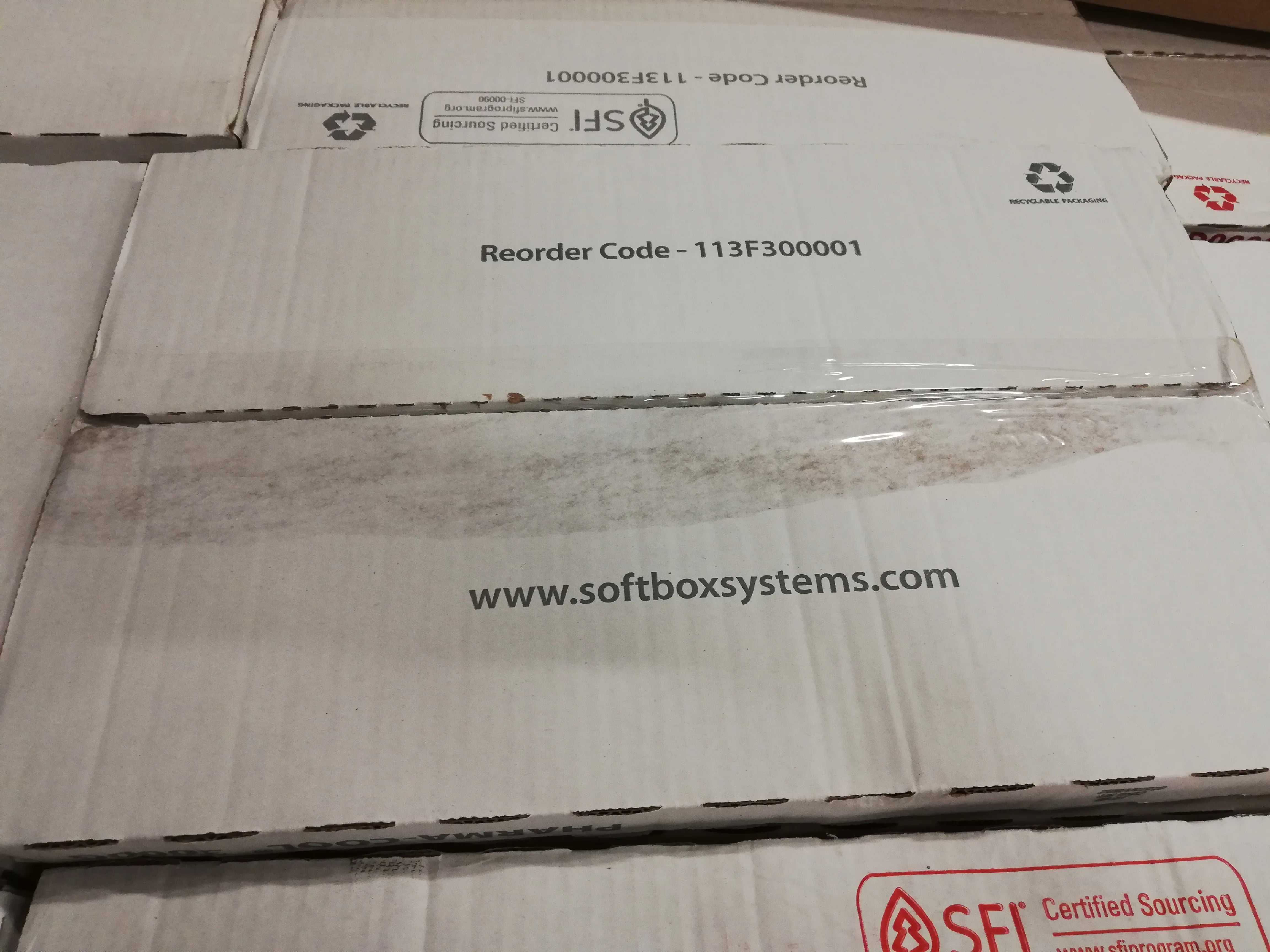 Used Baldor Softbox Cooling Elements - 330 Boxes