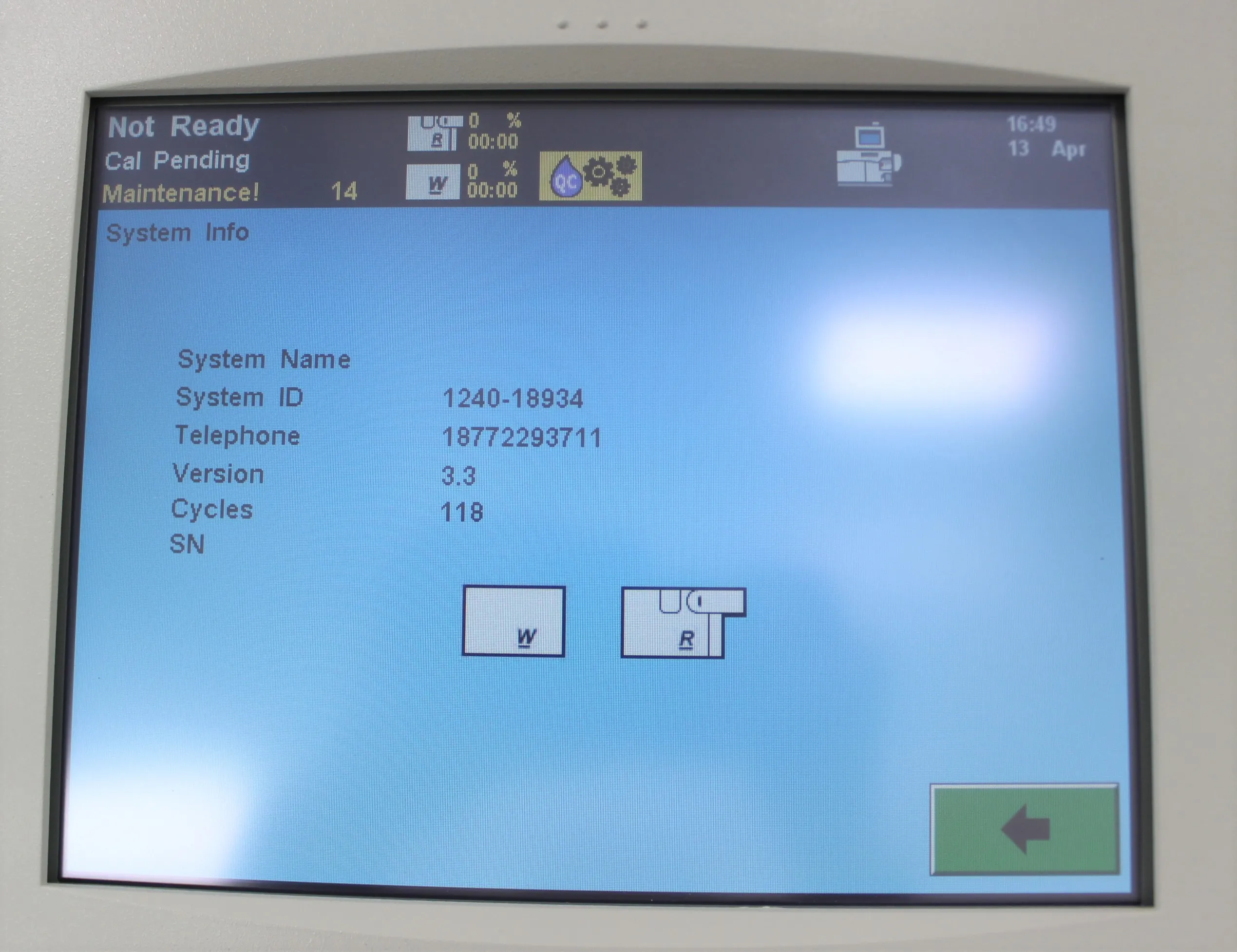 Siemens RAPIDLab 1240 Gas Analyzer