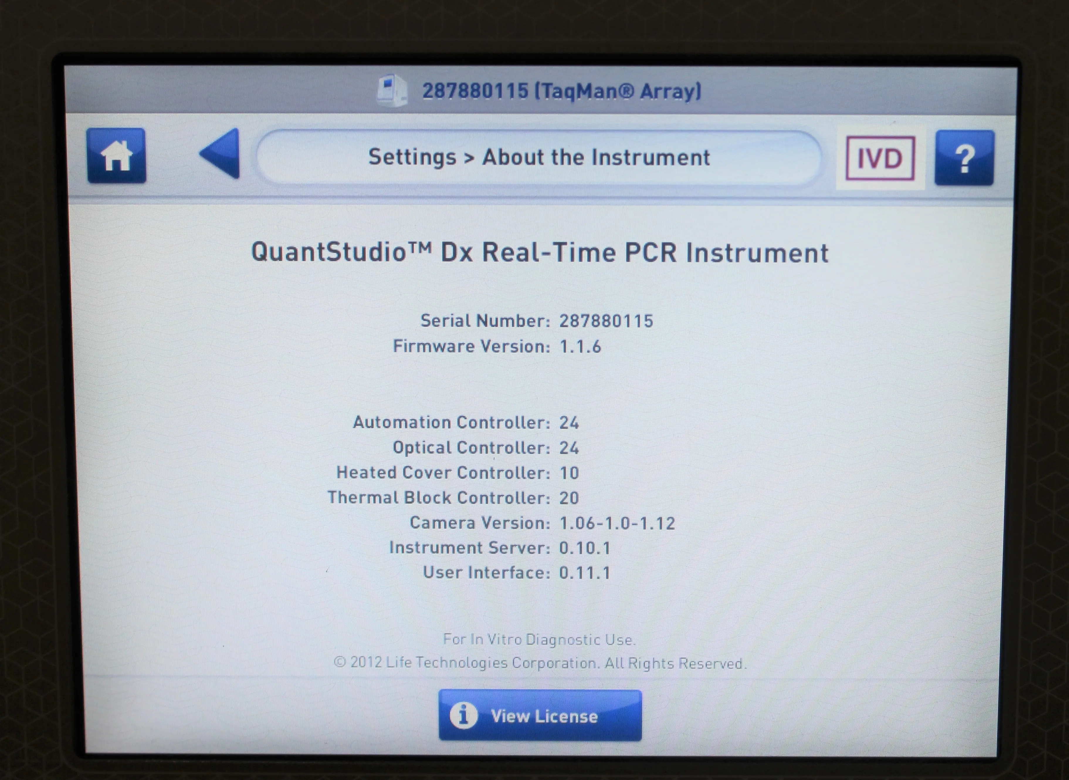 Applied Biosystems QuantStudio Dx Real-Time PCR Instrument Molecular Biology