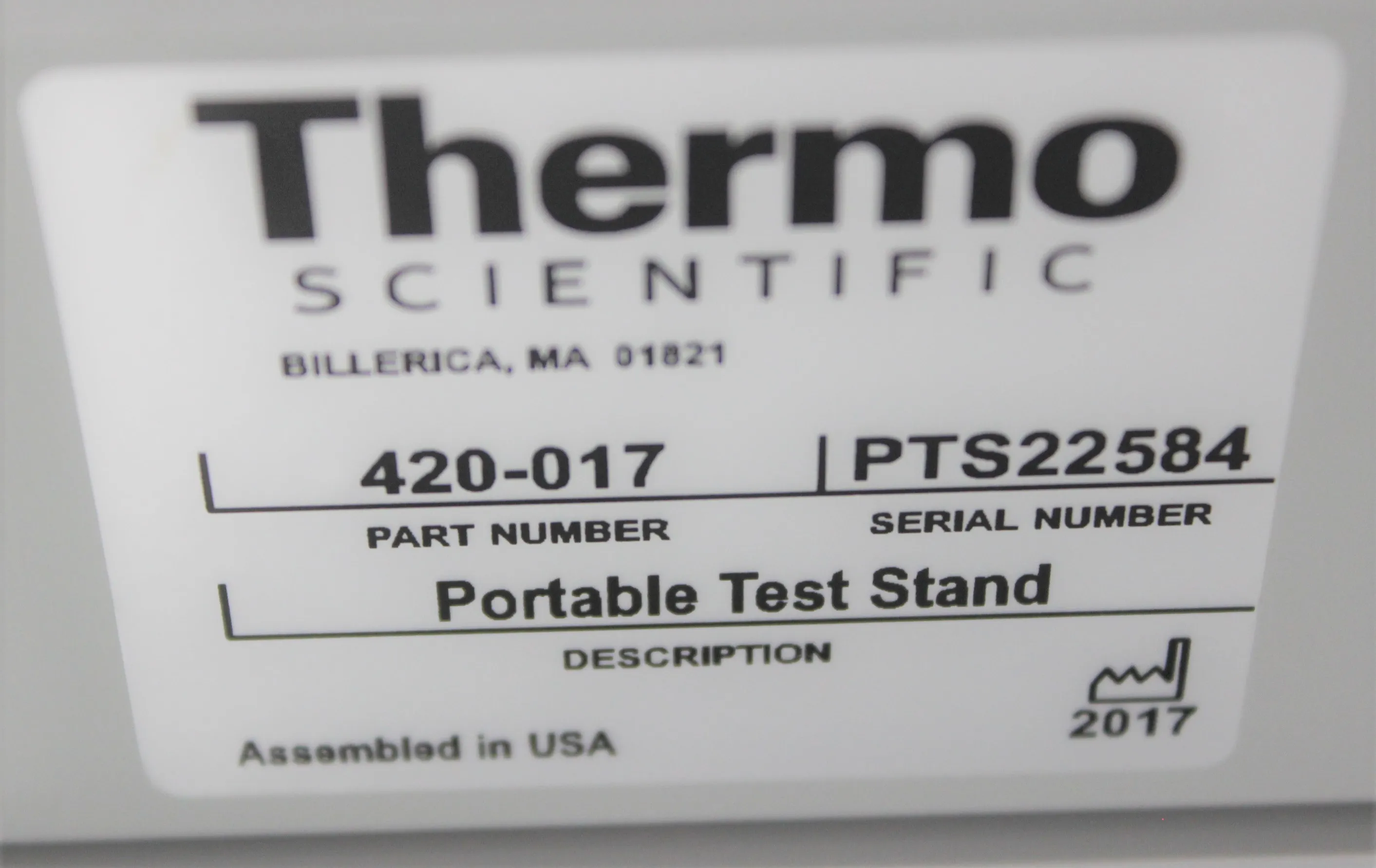 Thermo Scientific SmartStand XL3 420-017 Shielded Test Stand