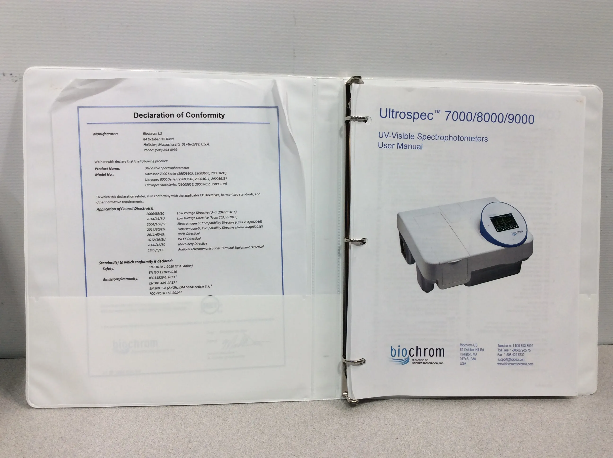 Biochrom Ultraspec 7000/7000PC UV-Vis Spectrophotometer