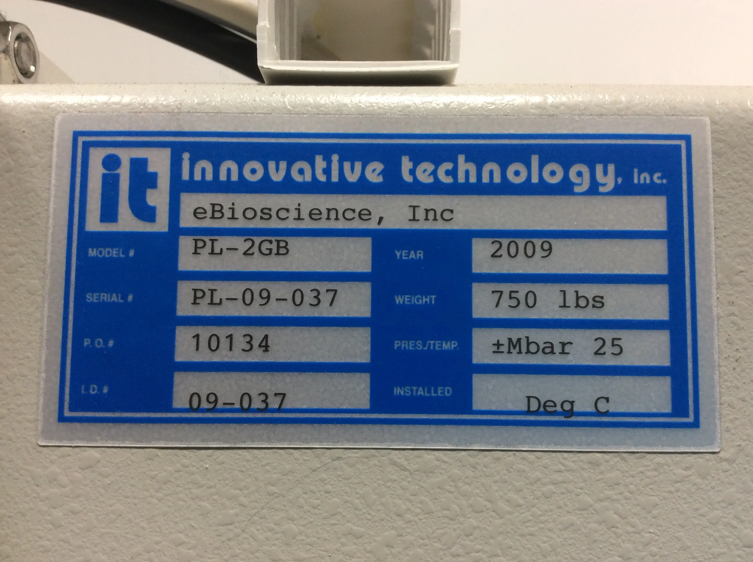 Innovadyne PL-2GB Glove Box