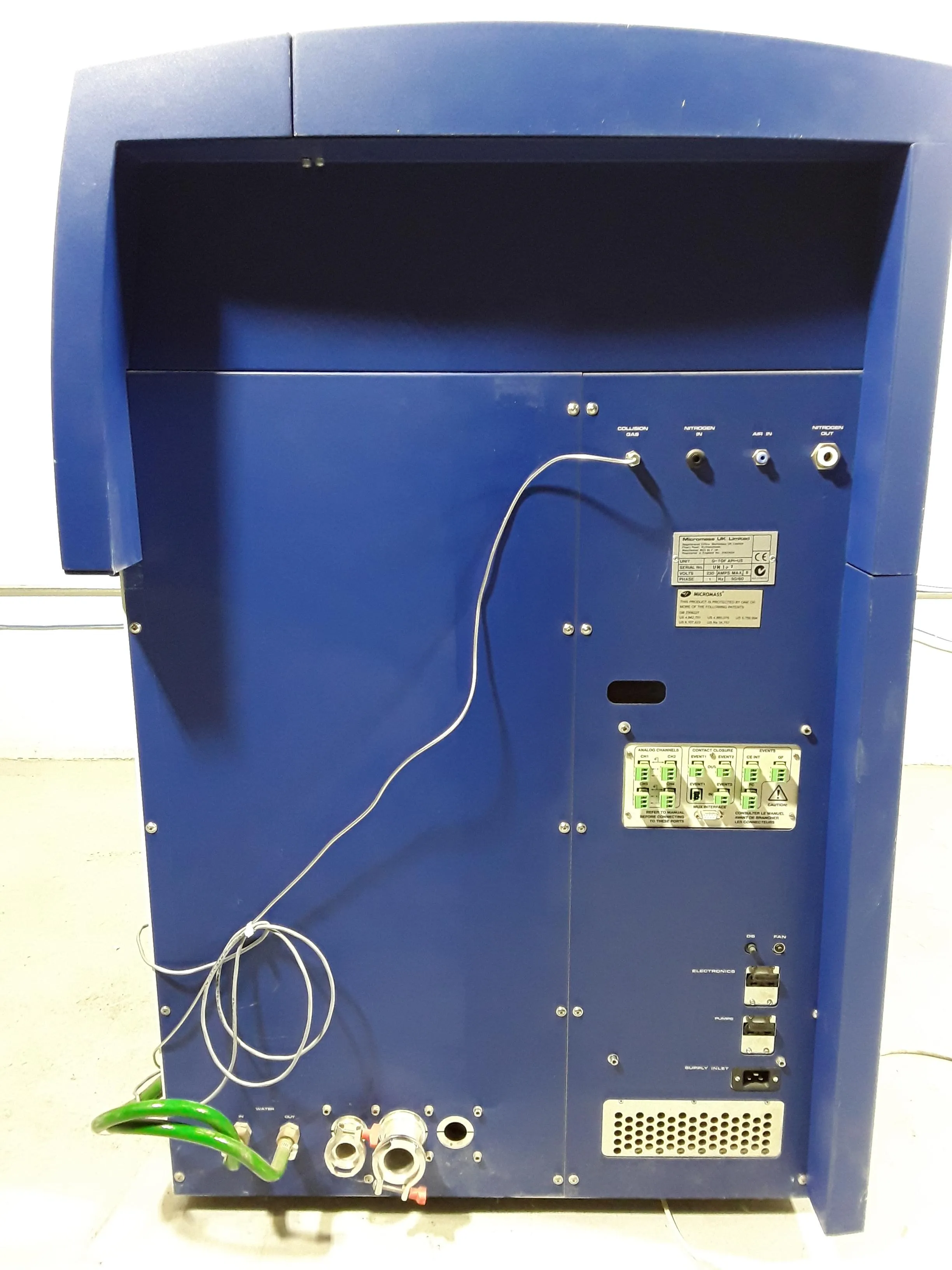 Waters Q-Tof API-US Mass Spectrometer with MS and MS/MS Capabilities