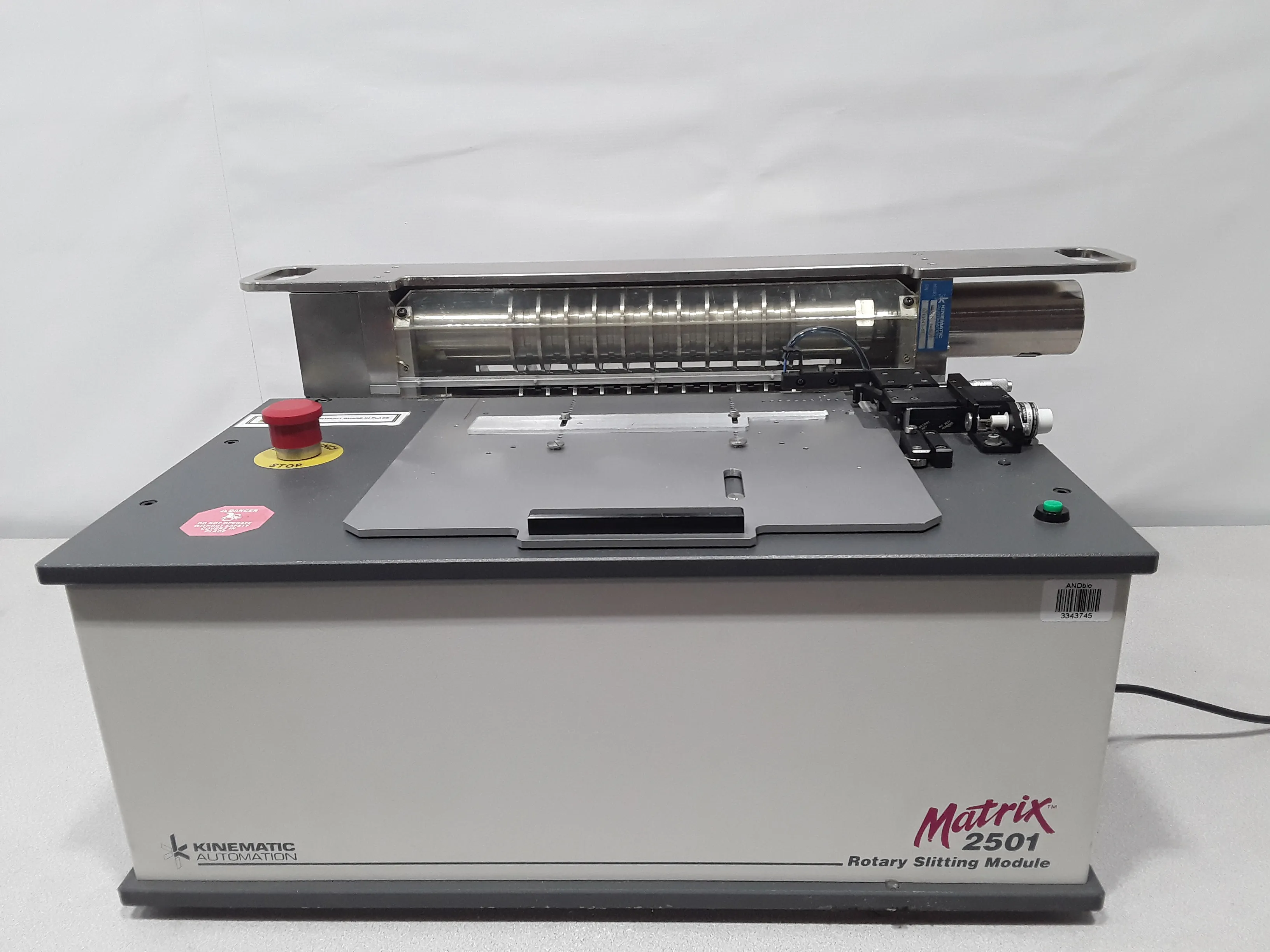 Kinematic Matrix 2501 Rotary Slitting Module Used Laboratory Equipment