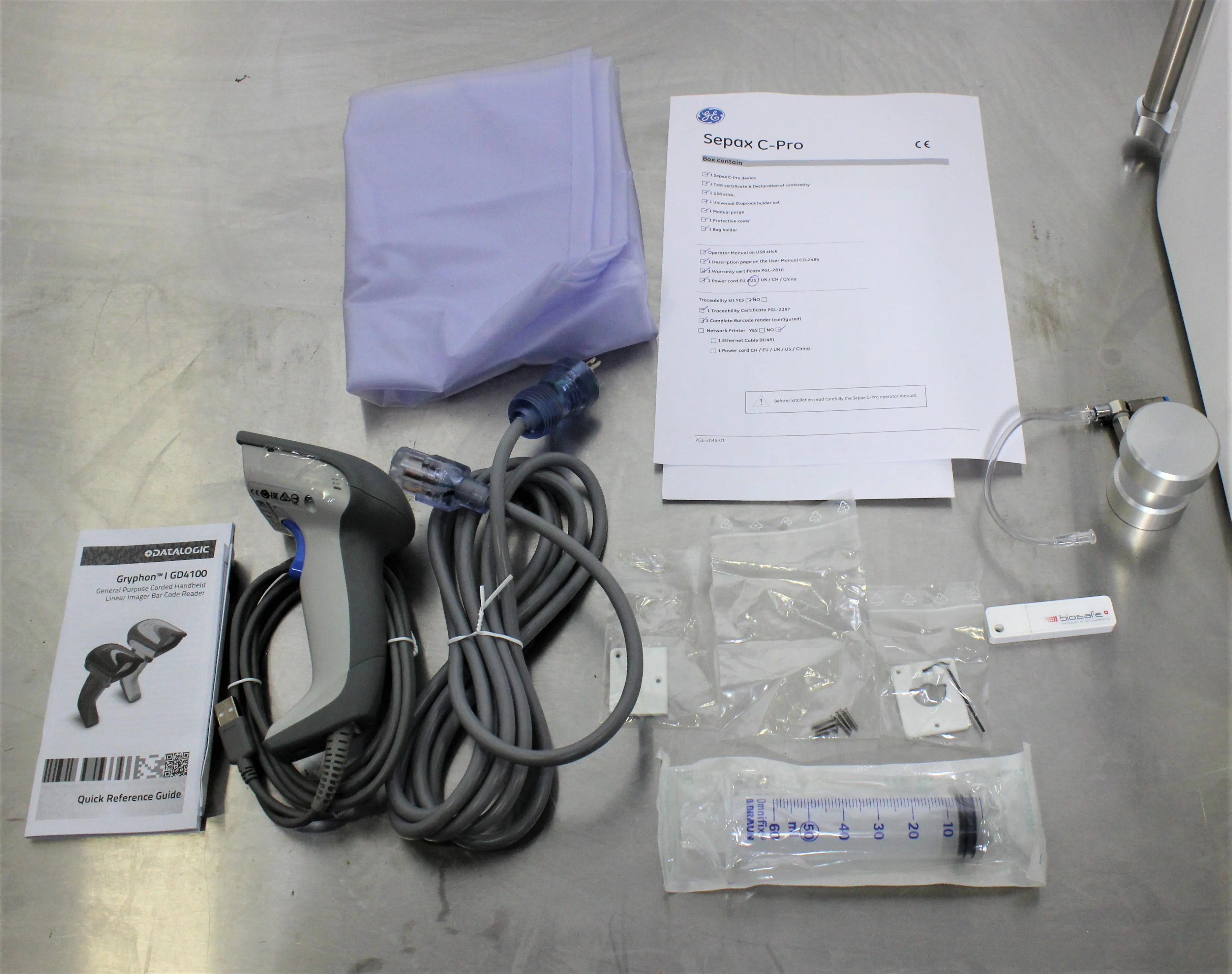 GE Healthcare Sepax C-Pro Perfusion System with Protocol Software and Kits