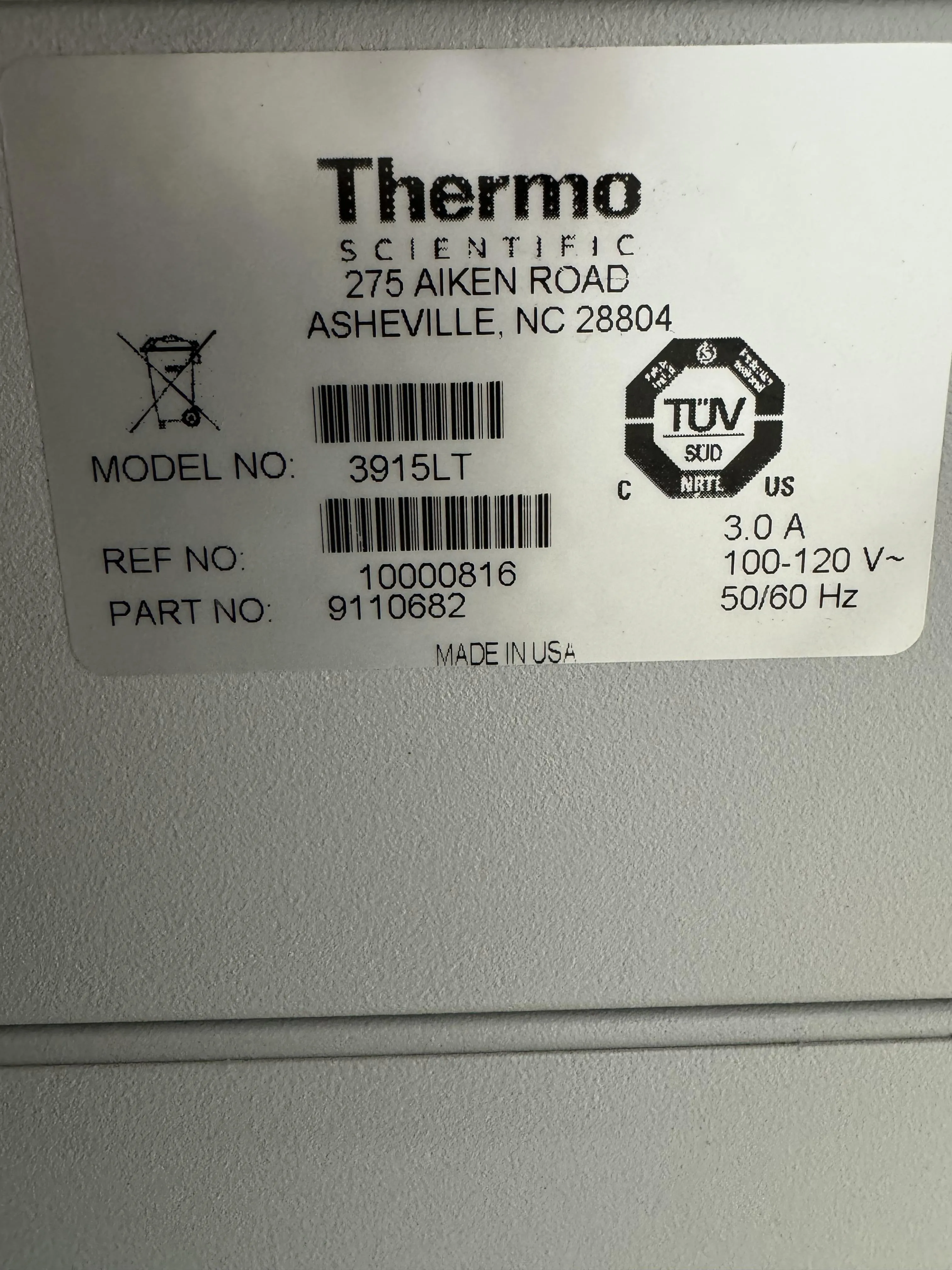 Thermo Scientific 3915LT - Peltier Cooled Incubator, 185L, No Lighting