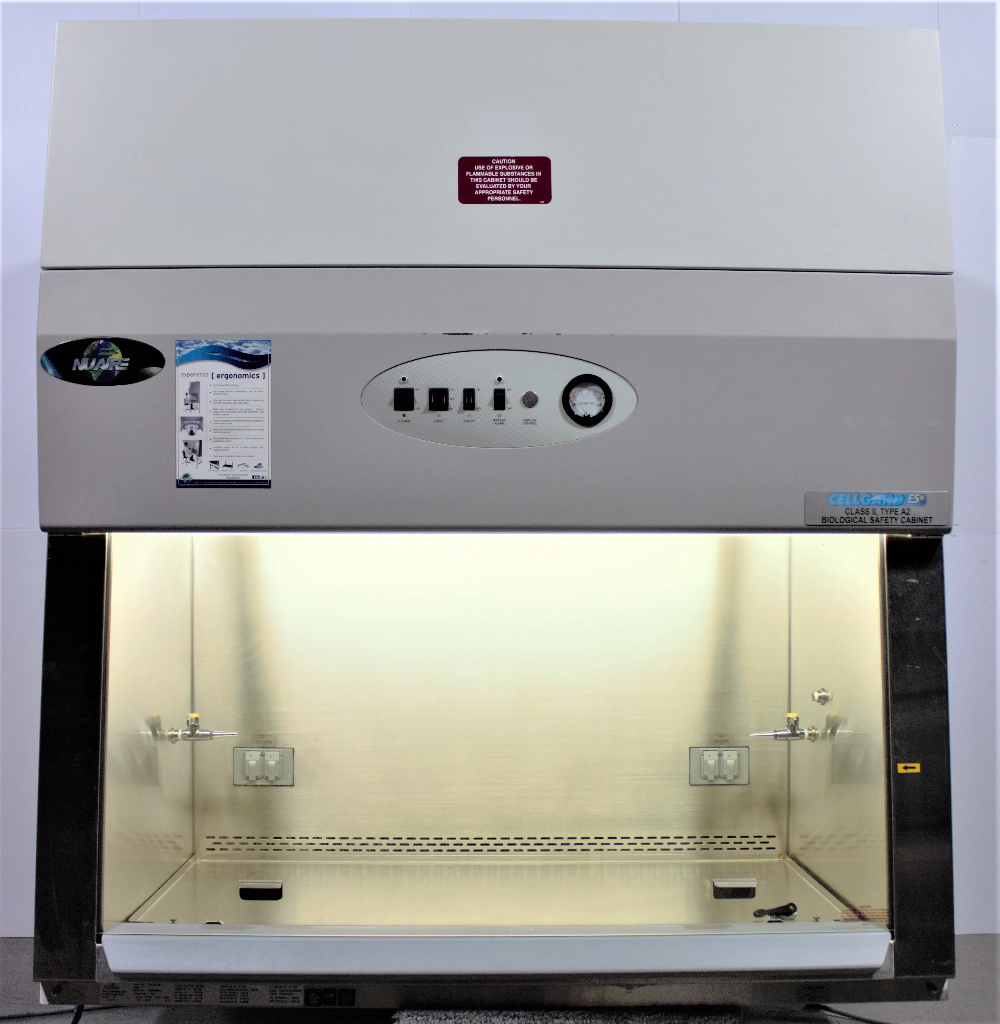 NuAire NU-475 Class II Type A2 Biosafety Cabinet