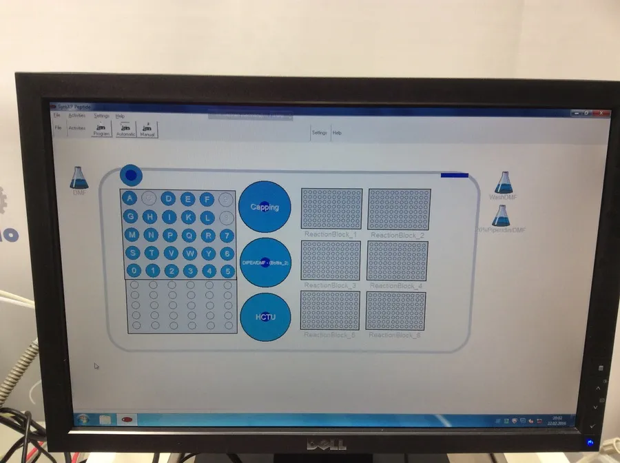 MultiSynTech Syro II Parallel Peptide Synthesizer w/Large Reaction Block