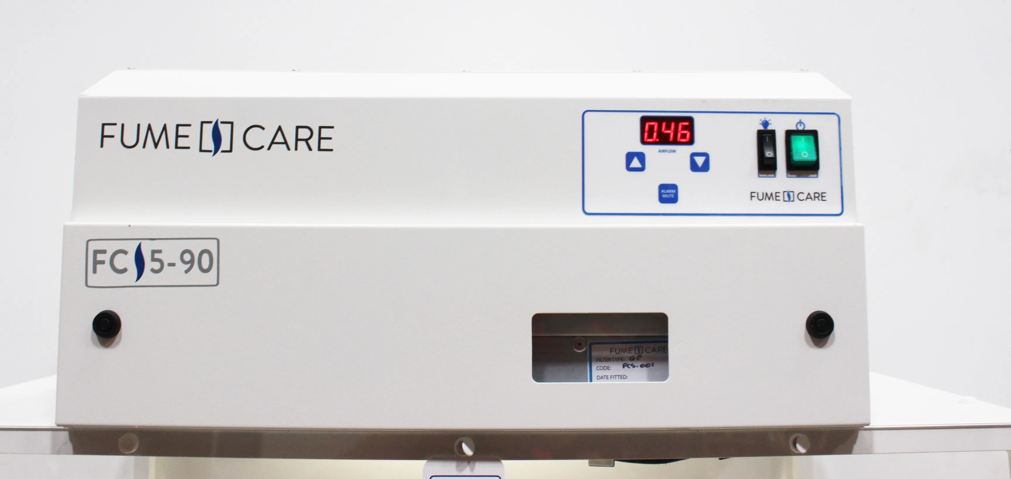 Fume Care FC-5-60.0. Class 2 Benchtop Ductless Fume Hood 120V/220V 50Hz/60Hz Used Lab Equipment