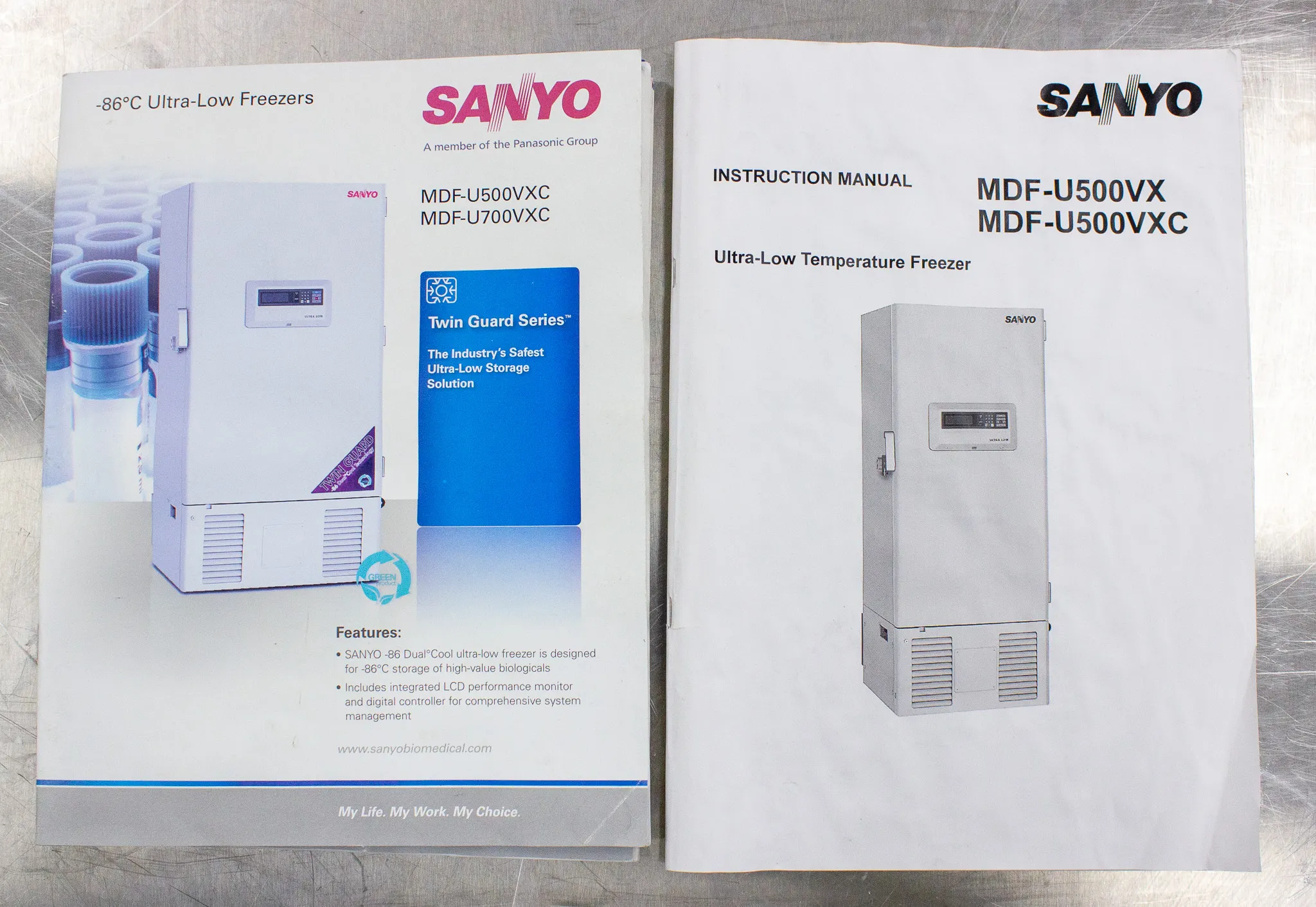 Sanyo Twin Guard -86 Ultra Low Temperature Freezer Model MDF-U500VXC