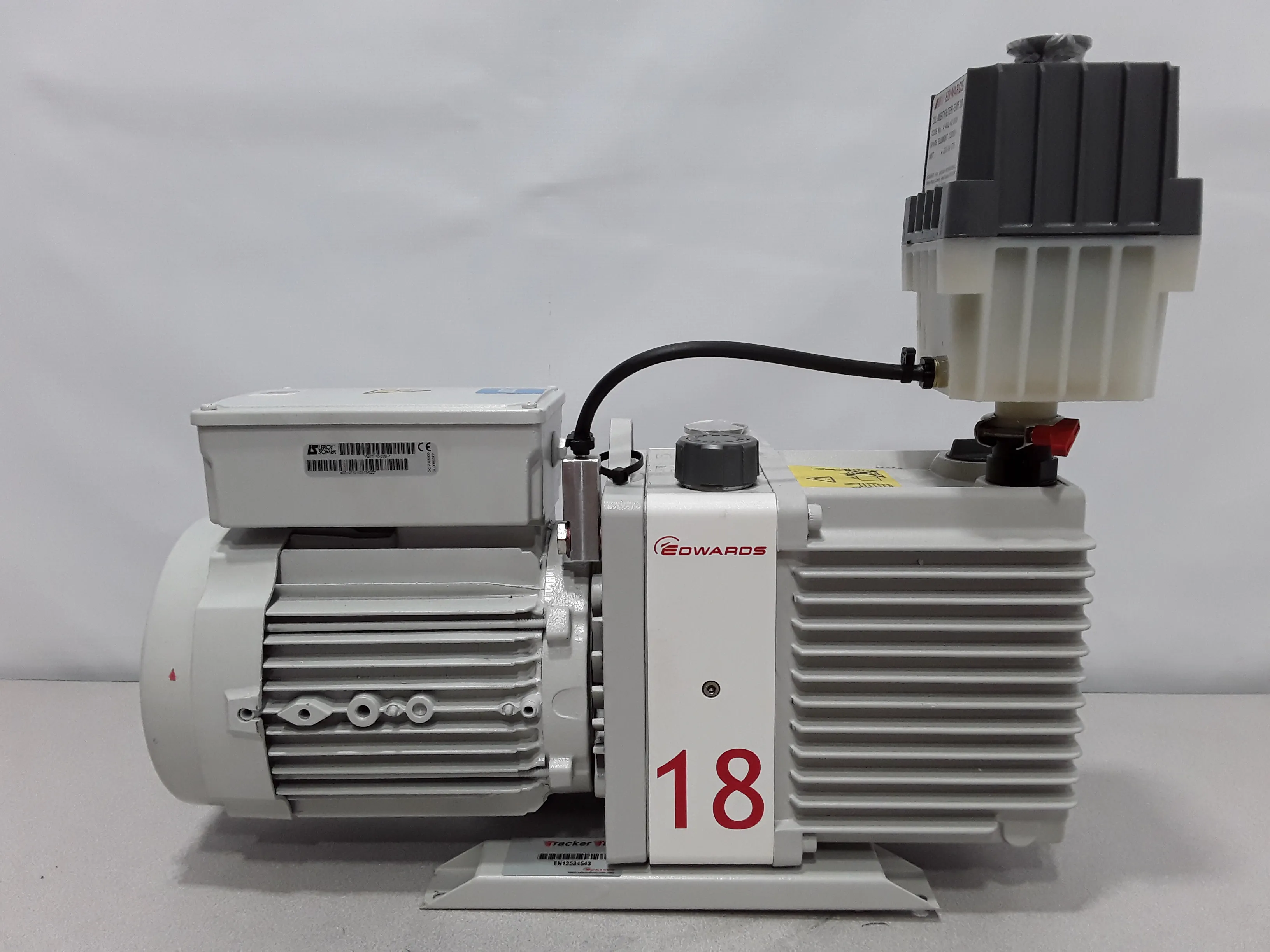 Edwards One Stage Rotary Pump E1M18 115/200-230V, 1-ph, 50/60Hz - Used Vacuum Pump - REUZEit West Coast US - R