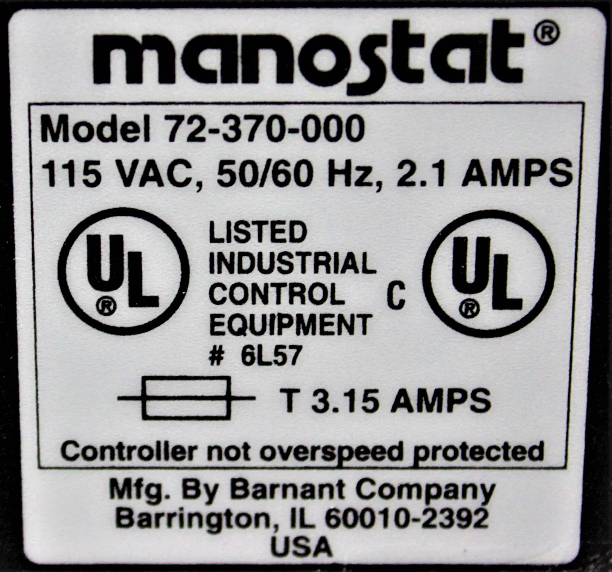 Preston 72-370-000 Varistaltic Power Pump Variable Flow 2-5000 ml/min