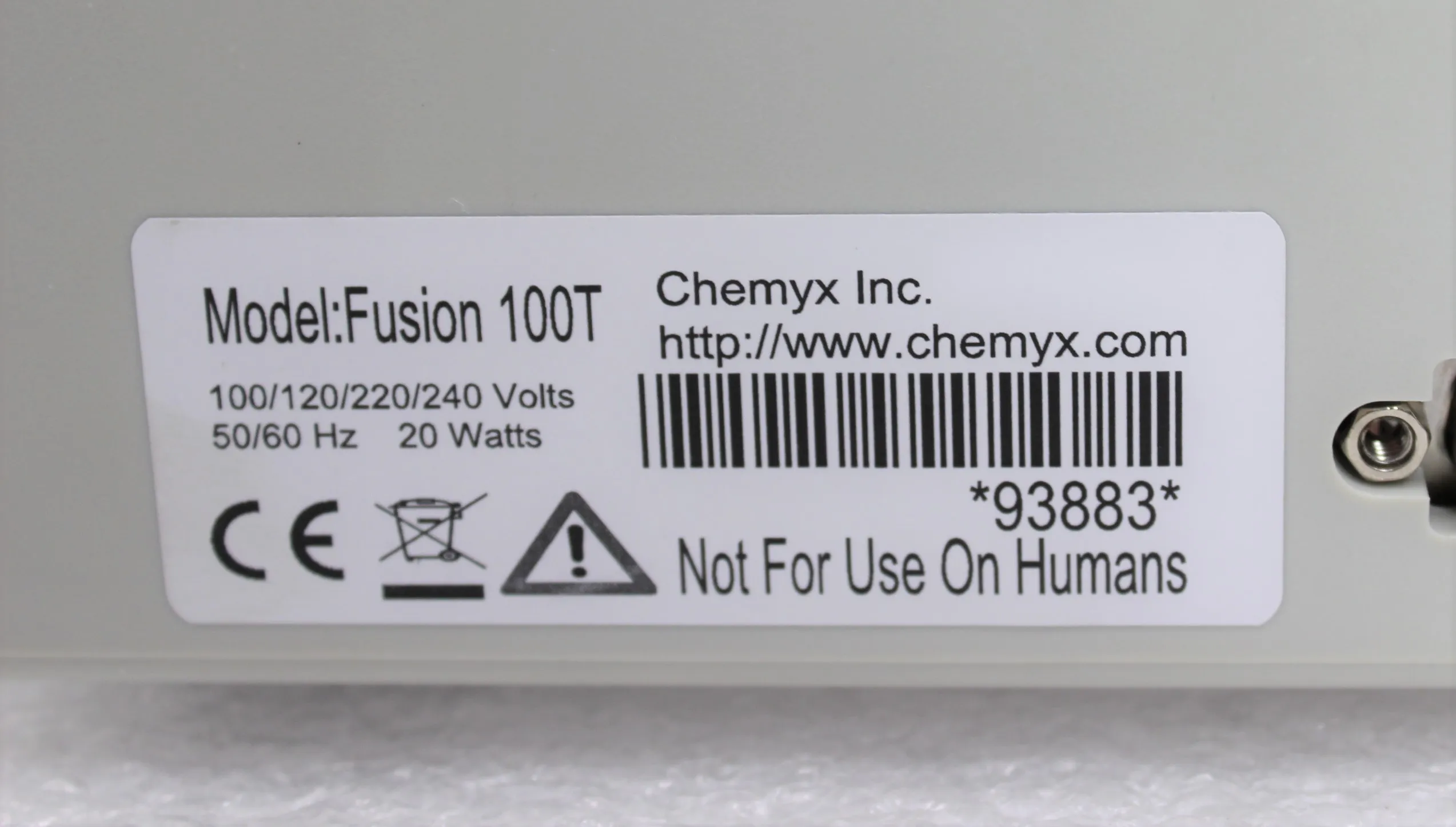 Chemyx Fusion 100 Syringe Pump - Used Lab Equipment for Precision Dosing