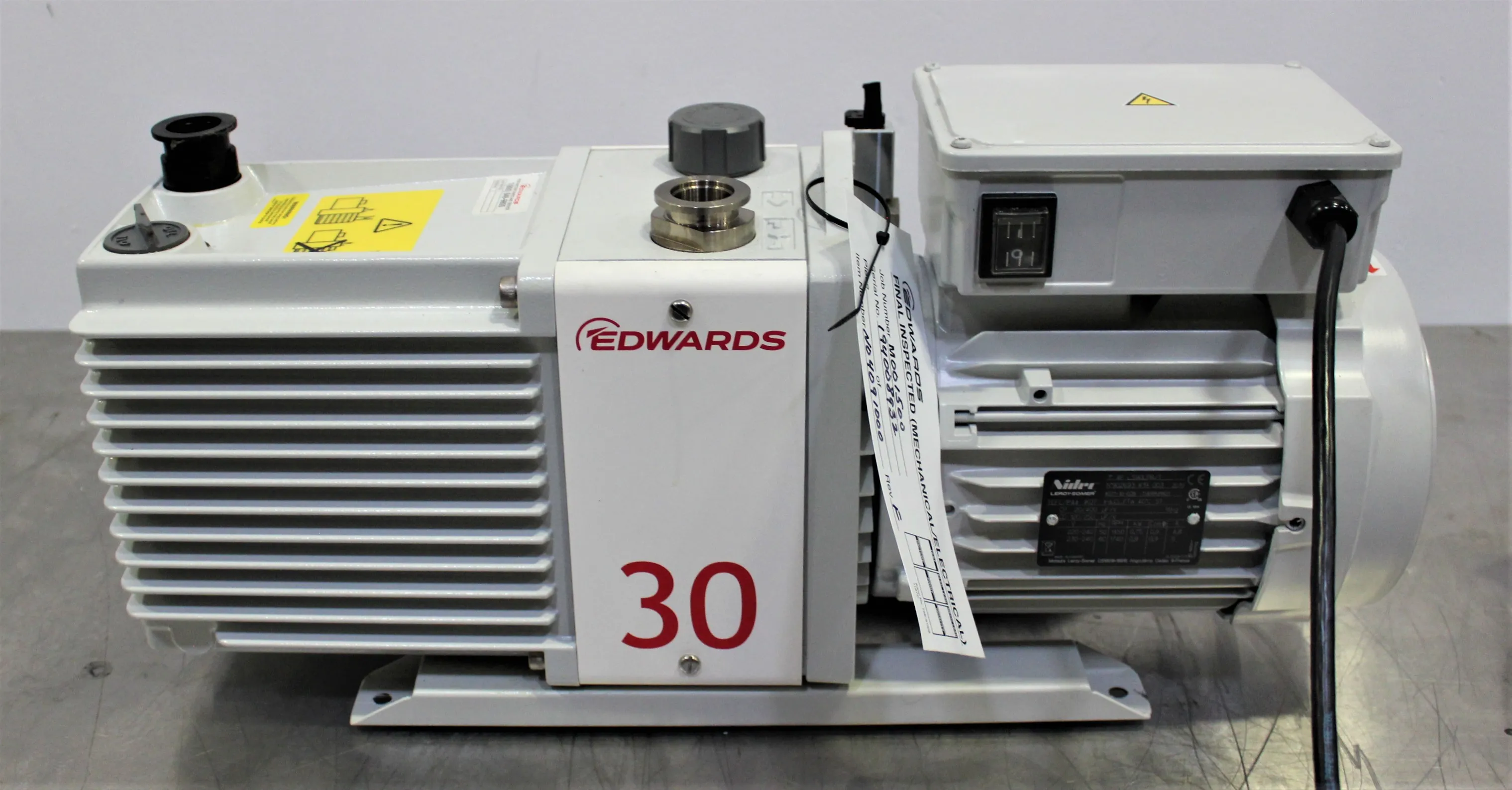 Edwards E2M30 Dual Mode High Vacuum and High Throughput Vacuum Pump 220V