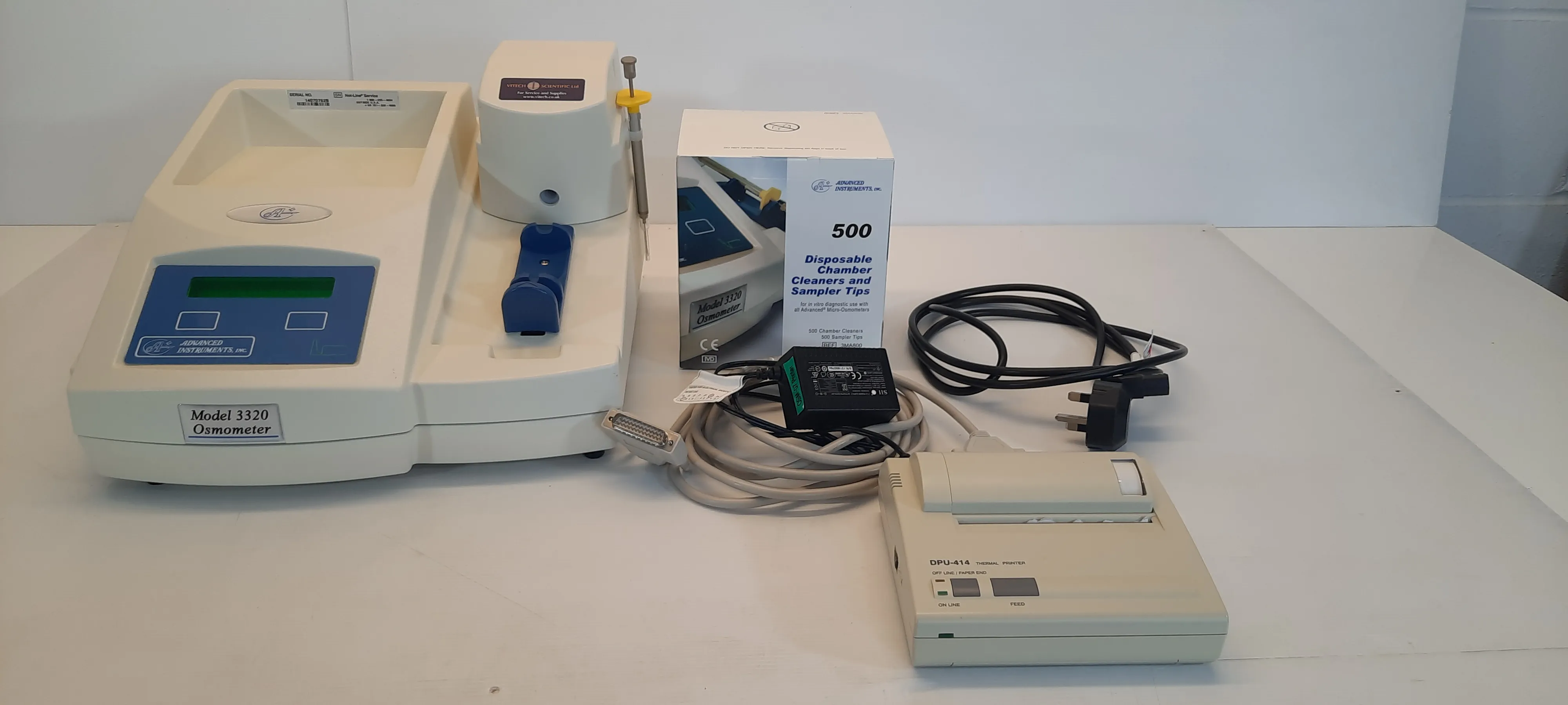 Thermo Vitech Scientific Model 3320 Osmometer and Thermal Printer