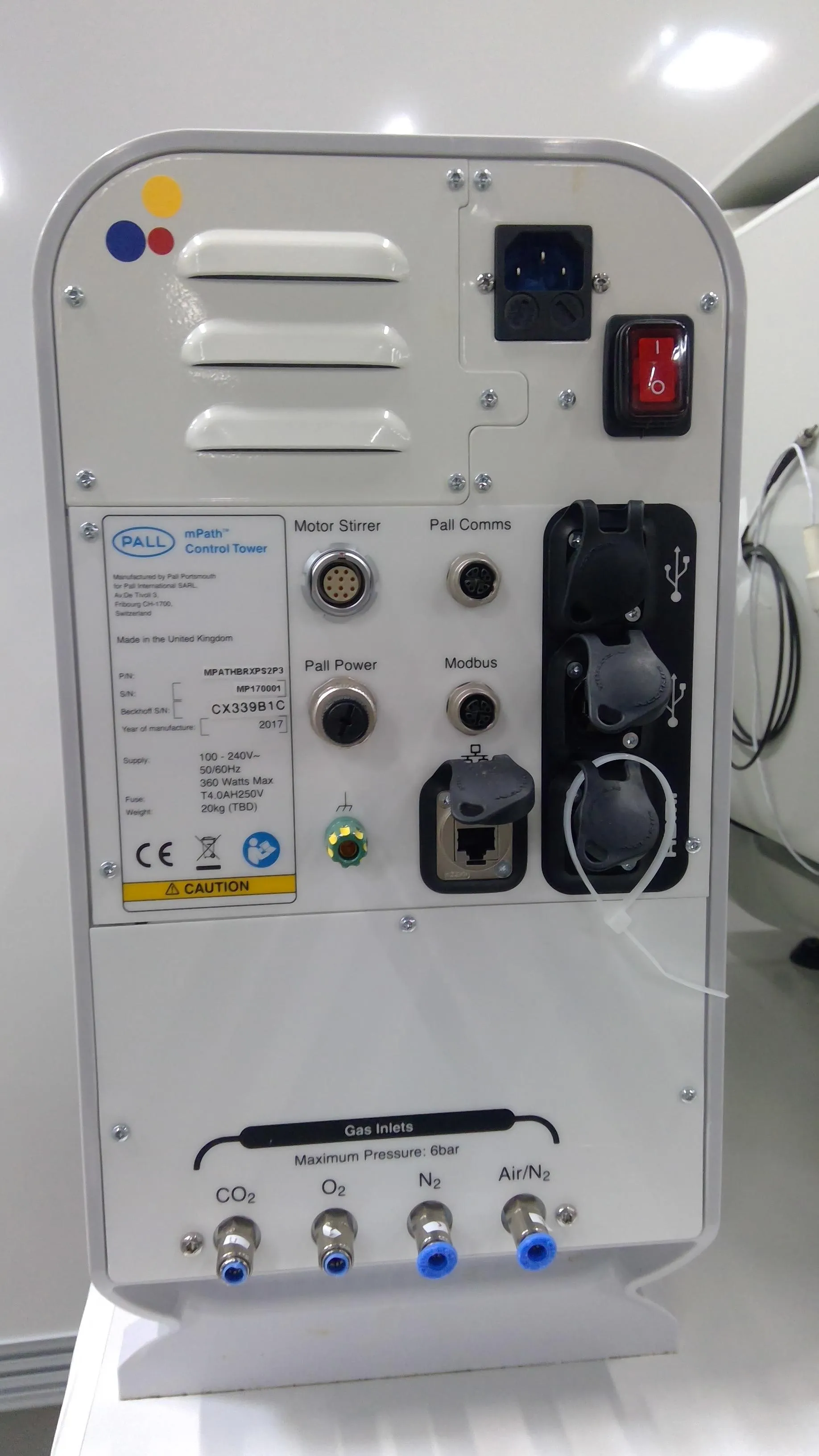 PALL XRS 25 Bioreactor with mPath Control Tower