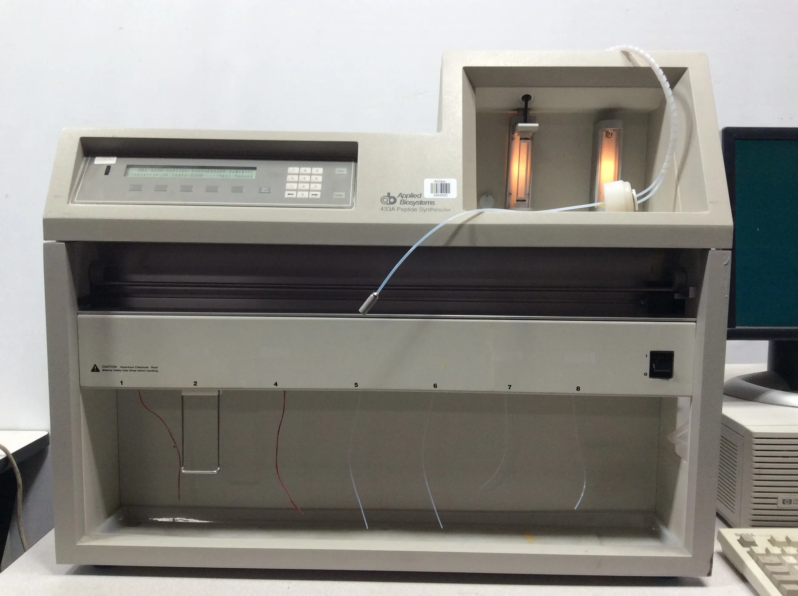 Applied Biosystems 433A Peptide Synthesizer With Computer