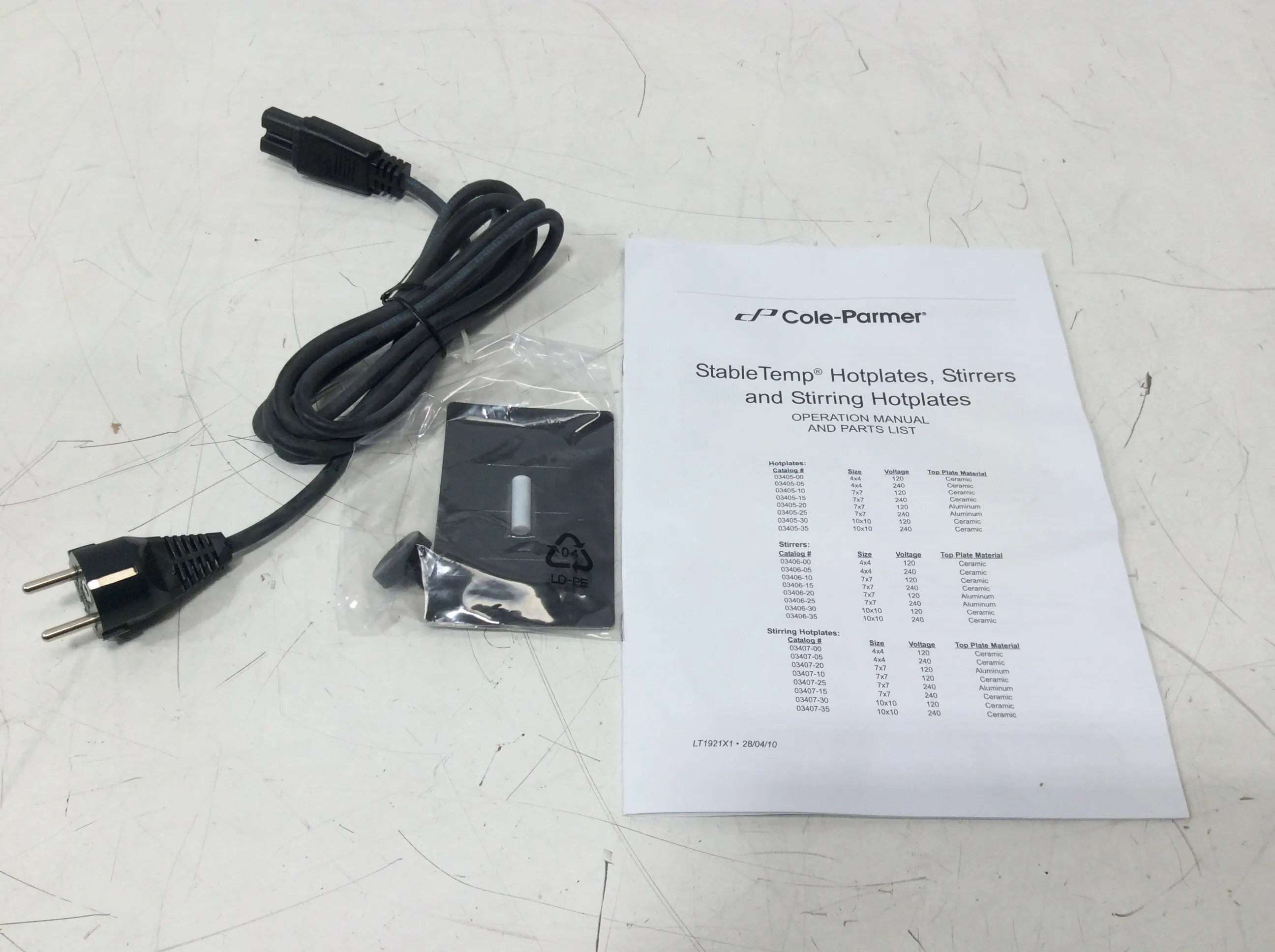 Cole Parmer StableTemp 0340705 Stirring Hotplate