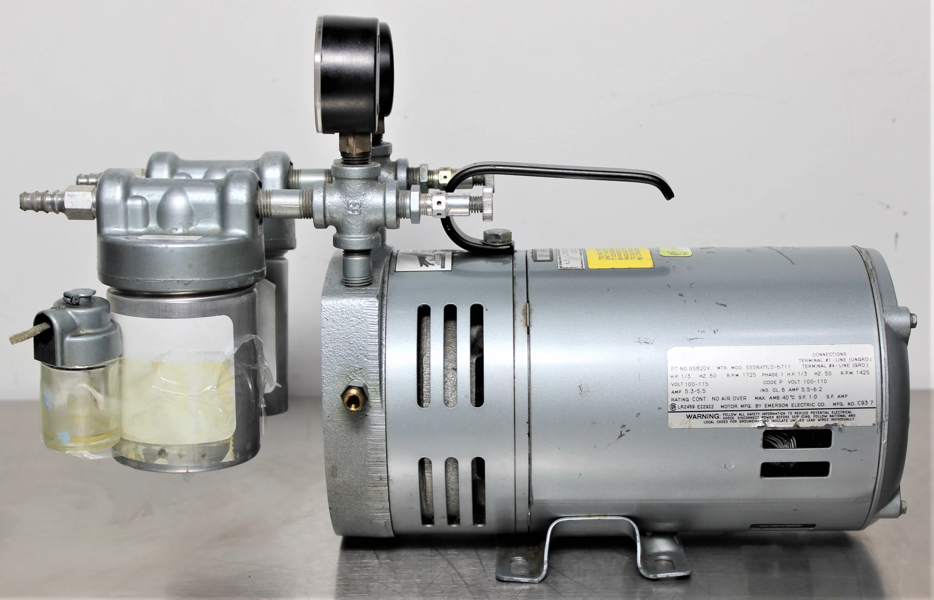 Emerson Gast Vacuum Pump G582DX