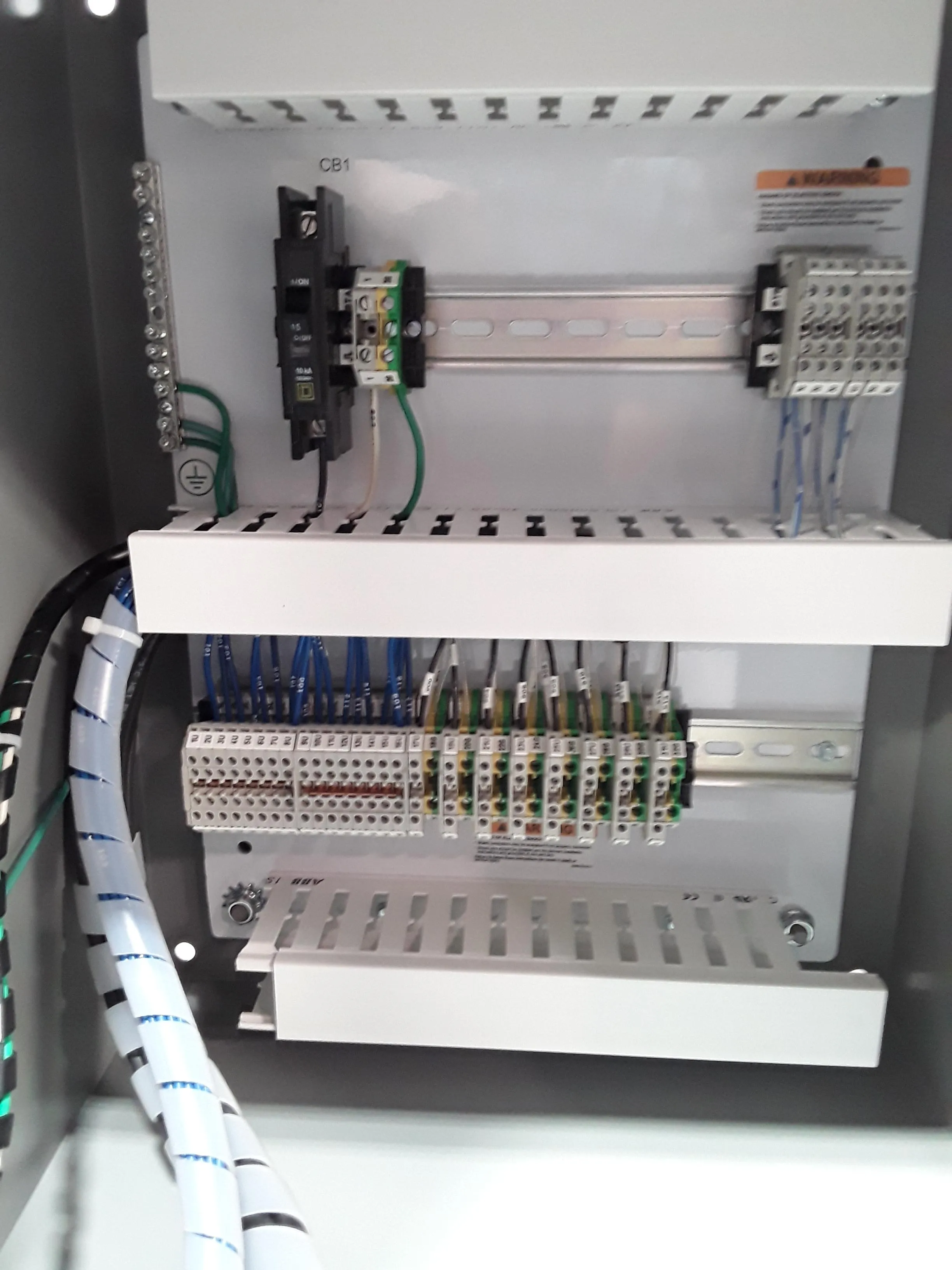 Square D PowerLogic ION7550 Class 1 Accessory Meter with Saginaw SCE Type 12 Enclosure