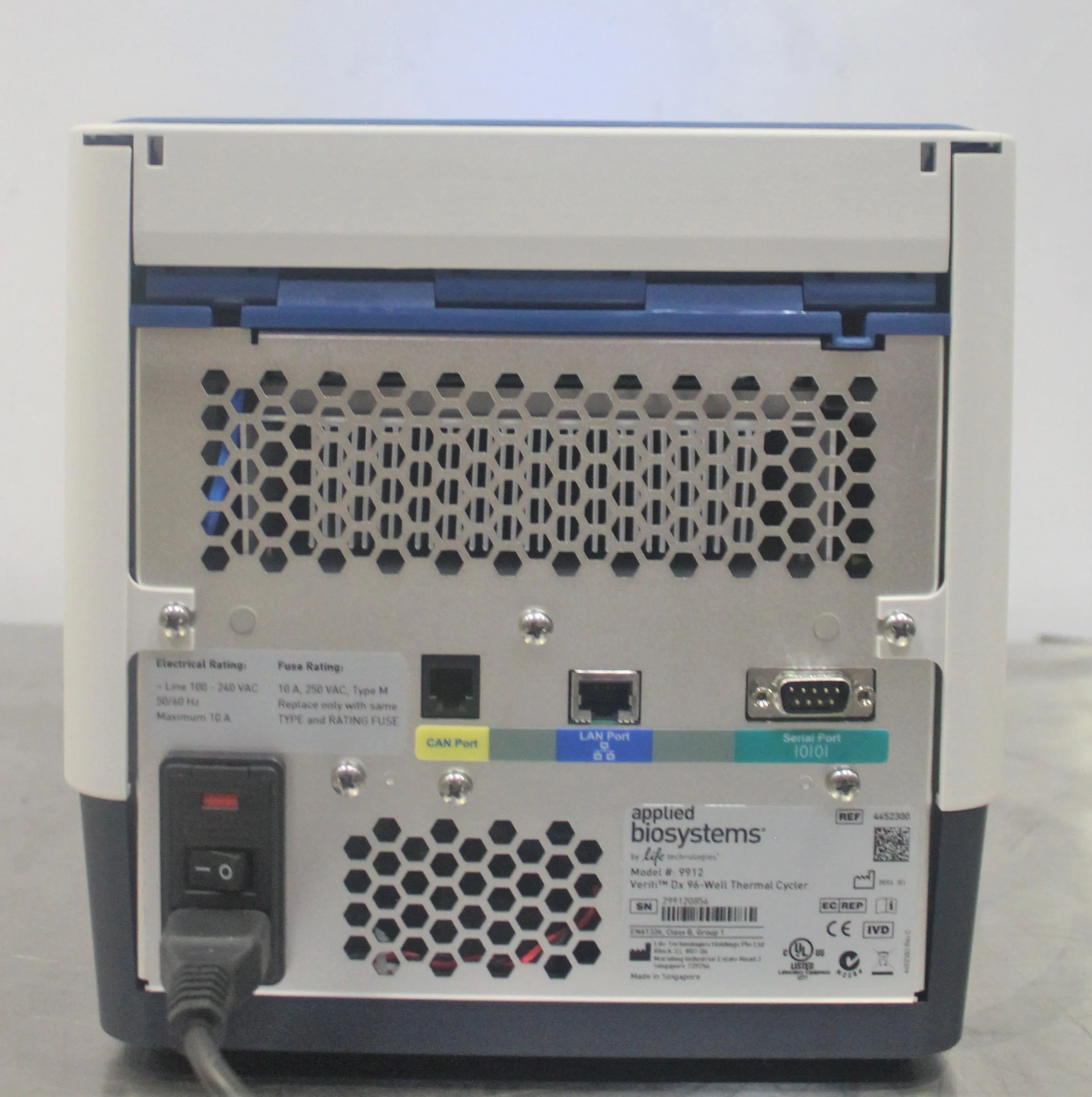 Applied Biosystems Veriti Dx 96-Well Thermal Cycler PCR Molecular Biology Lab Equipment