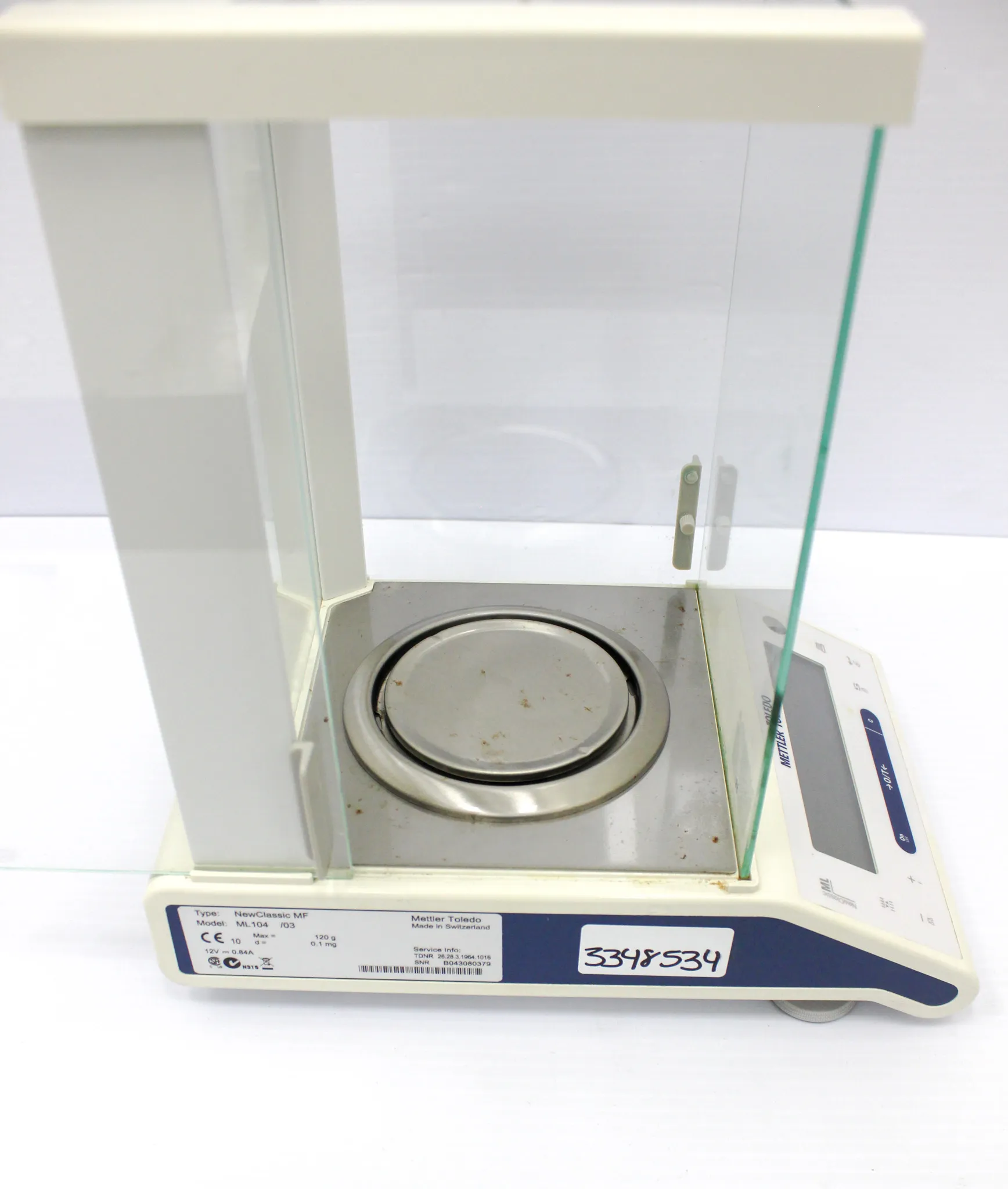 Mettler-Toledo New Classic MF Analytical Balance ML104/03