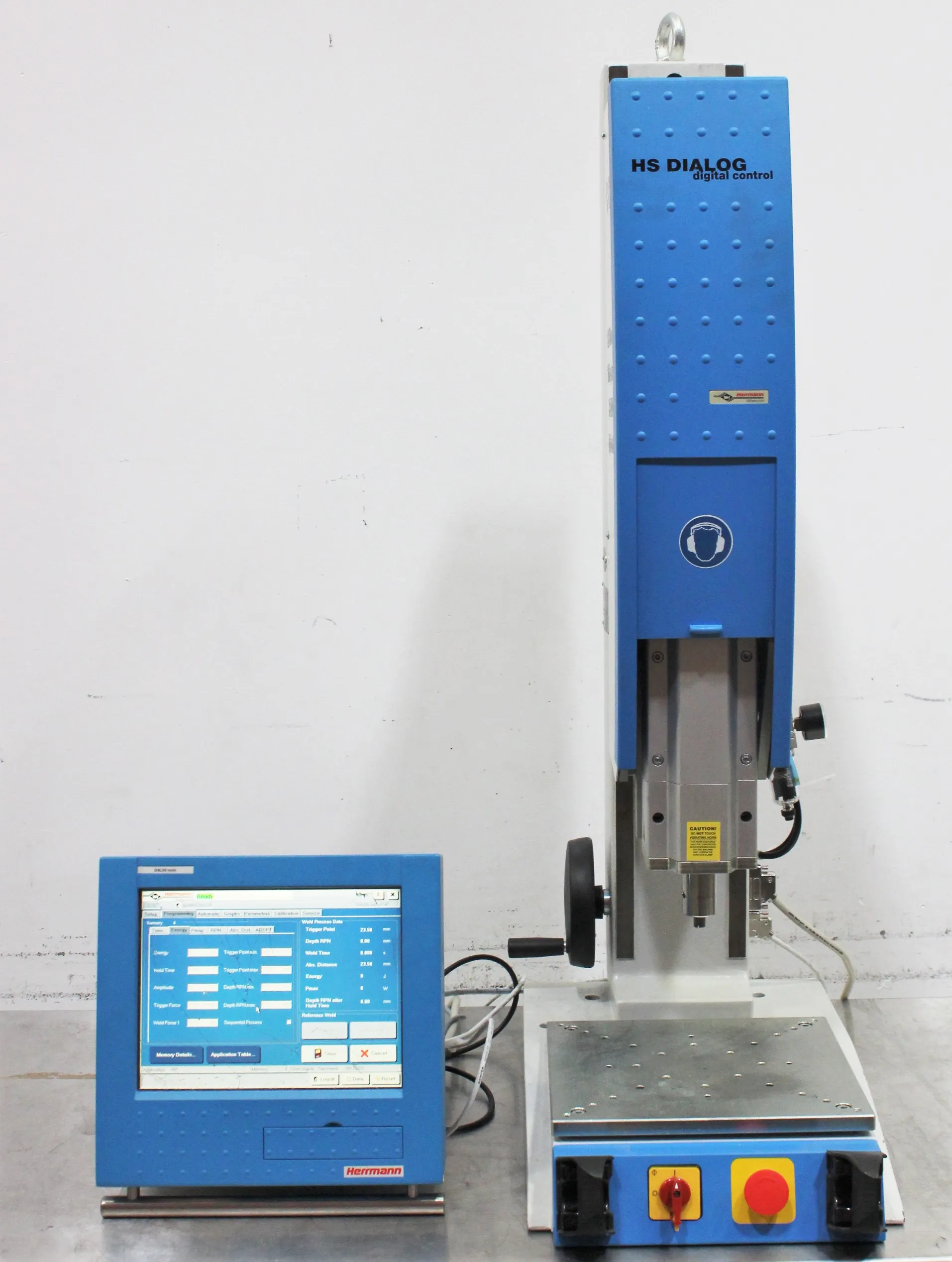 Herrmann CNC Ultrasonic Welding System HS Dialog Digital Control