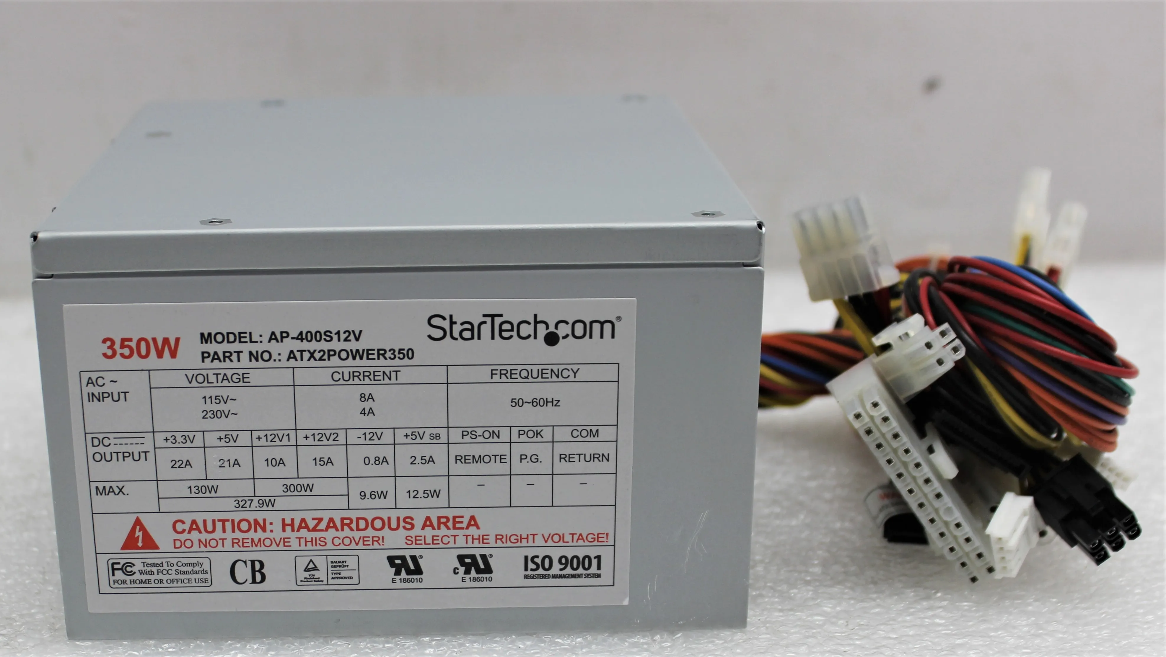 StarTech 350W ATX12V 2.01 Power Supply AP-400S12V