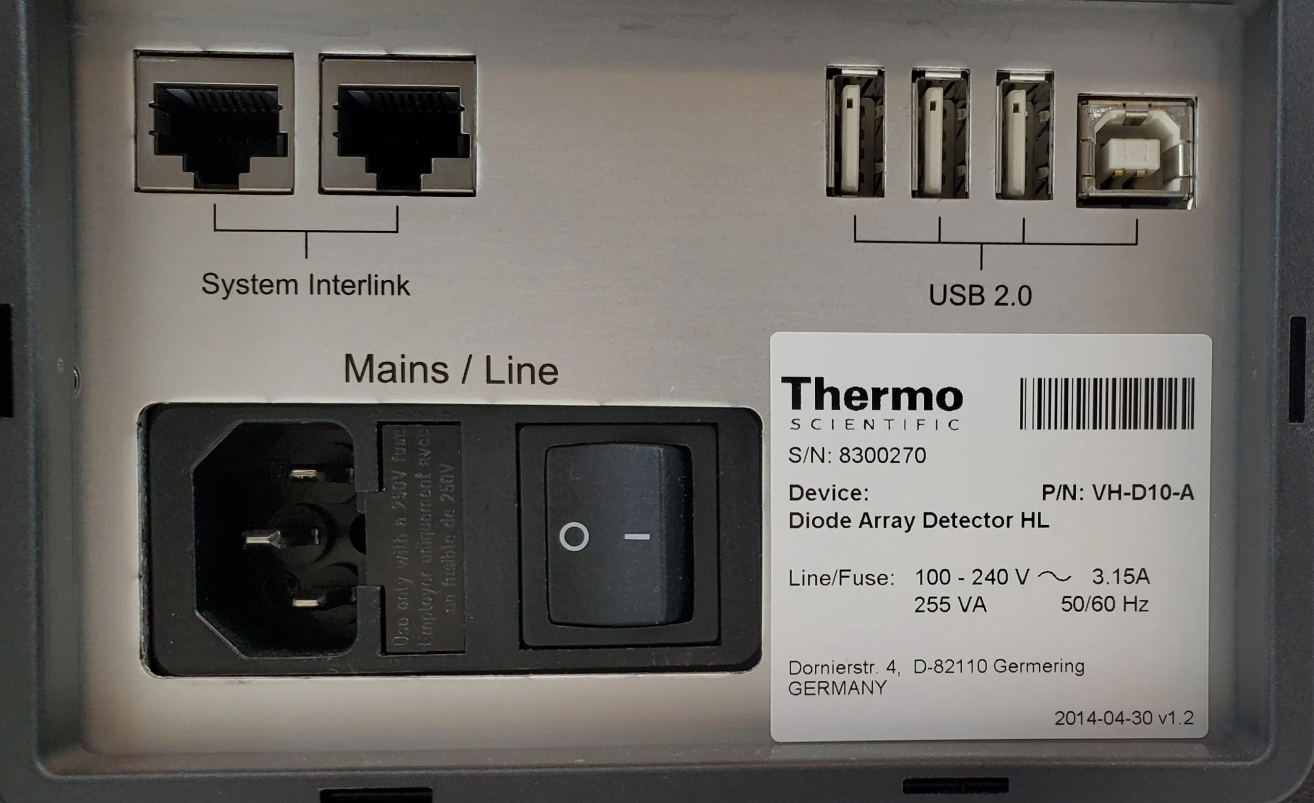 Thermo Scientific Vanquish Diode Array Detector HL