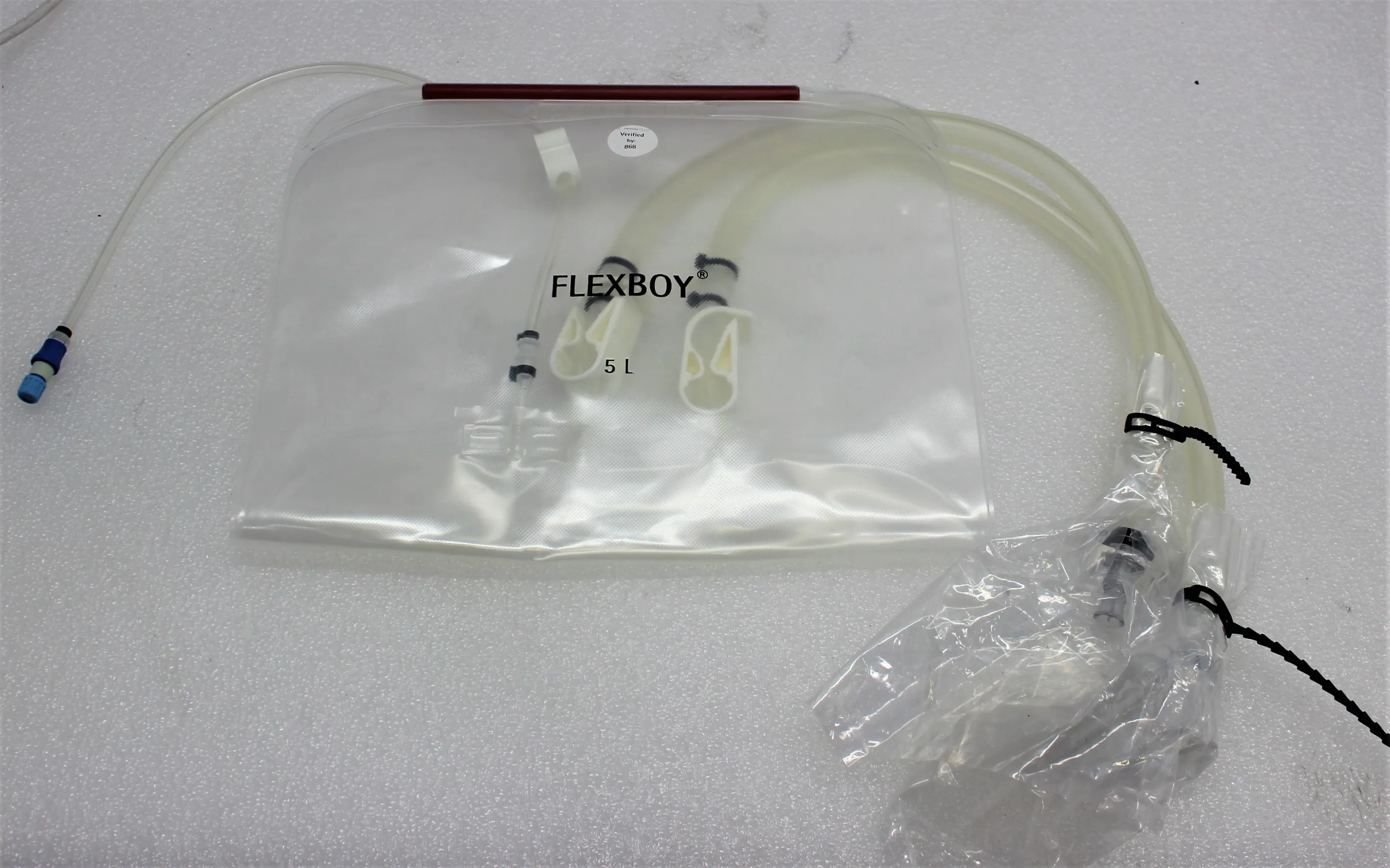 Sartorius FFB110904 Flexboy Bioprocessing Bag 5L for Storage and Transport of Biopharmaceutical Solutions