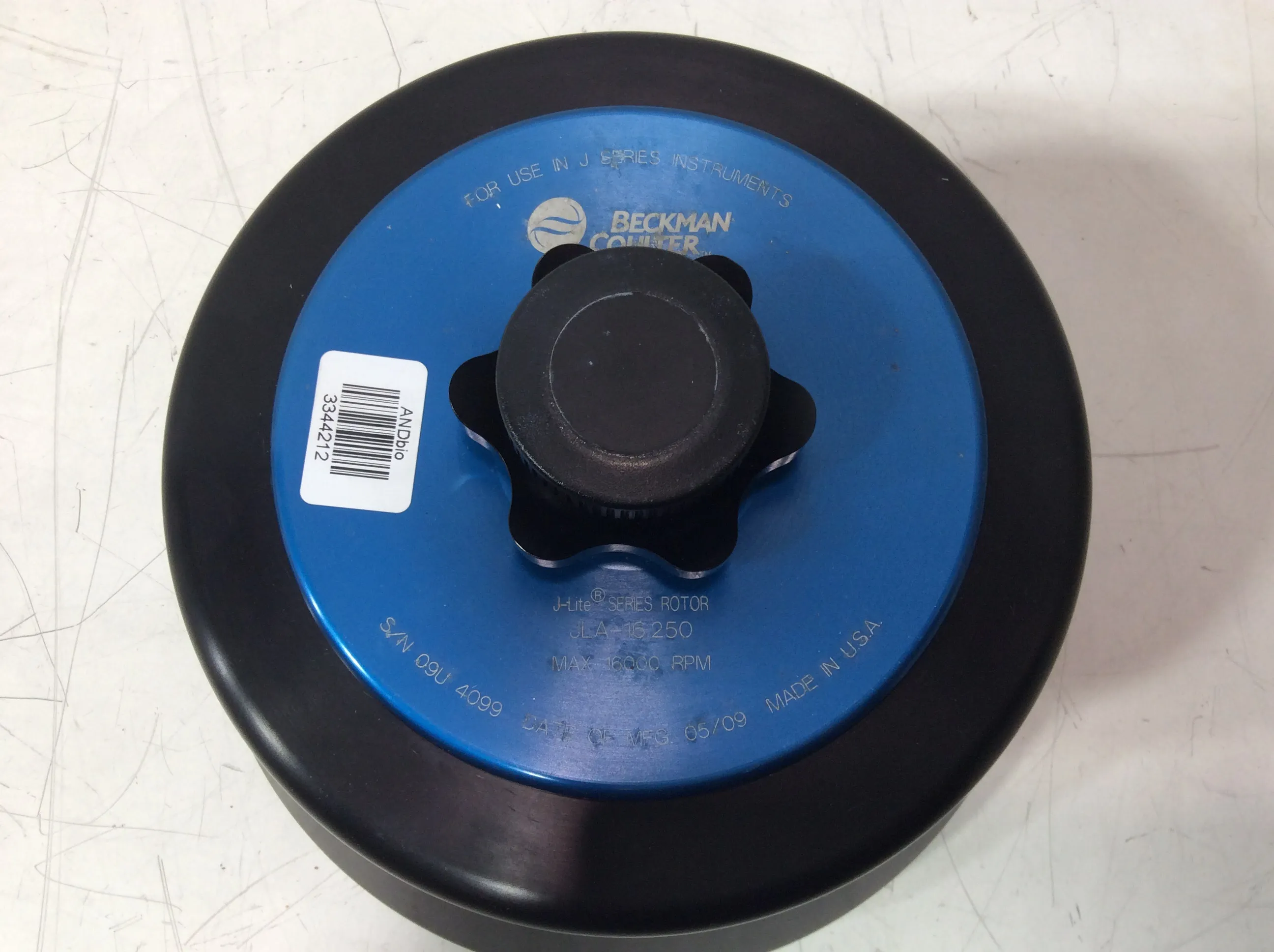 Beckman Coulter J-Lite Series Rotor JLA-16.250 w/Lid