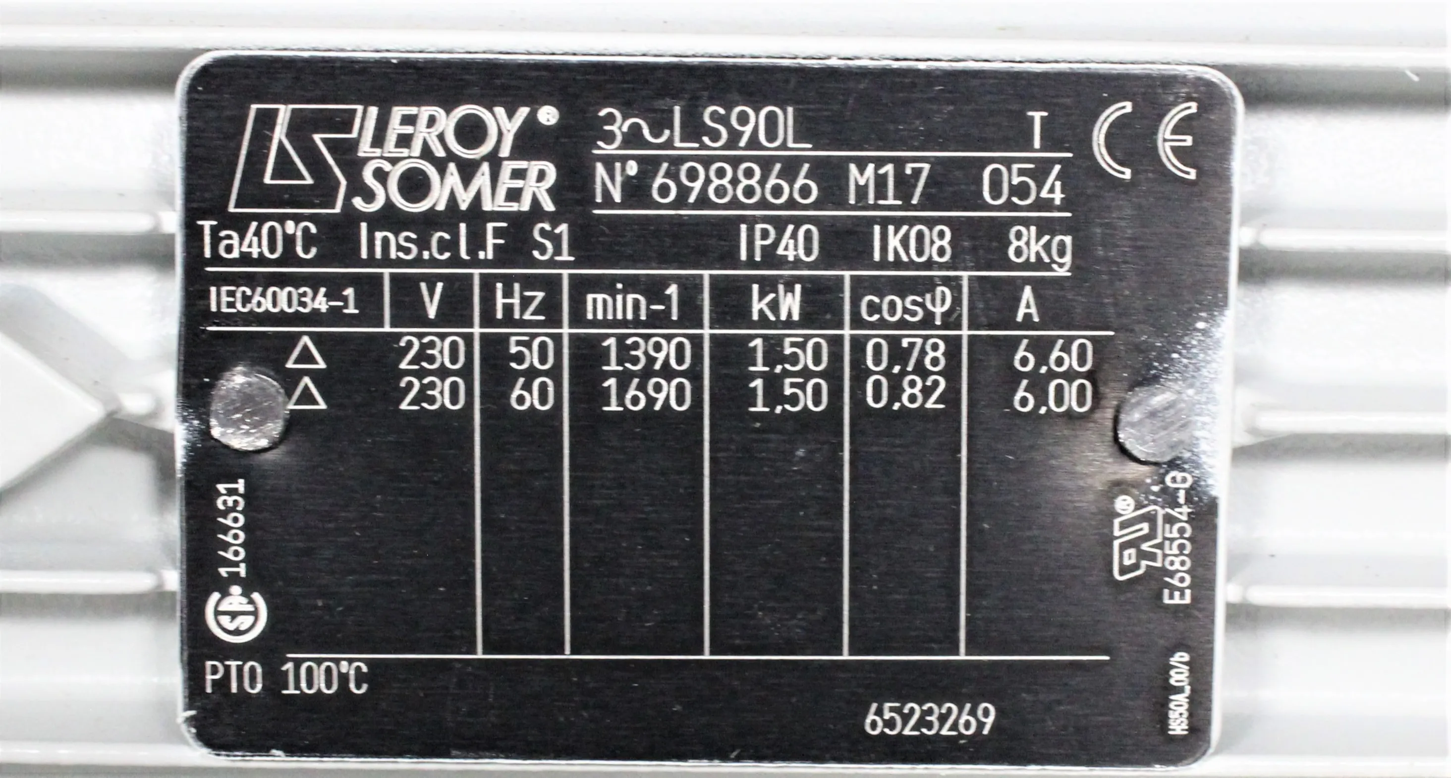 Leybold Sogevac SV65 BI FC Vacuum Pump 240V 50-60Hz