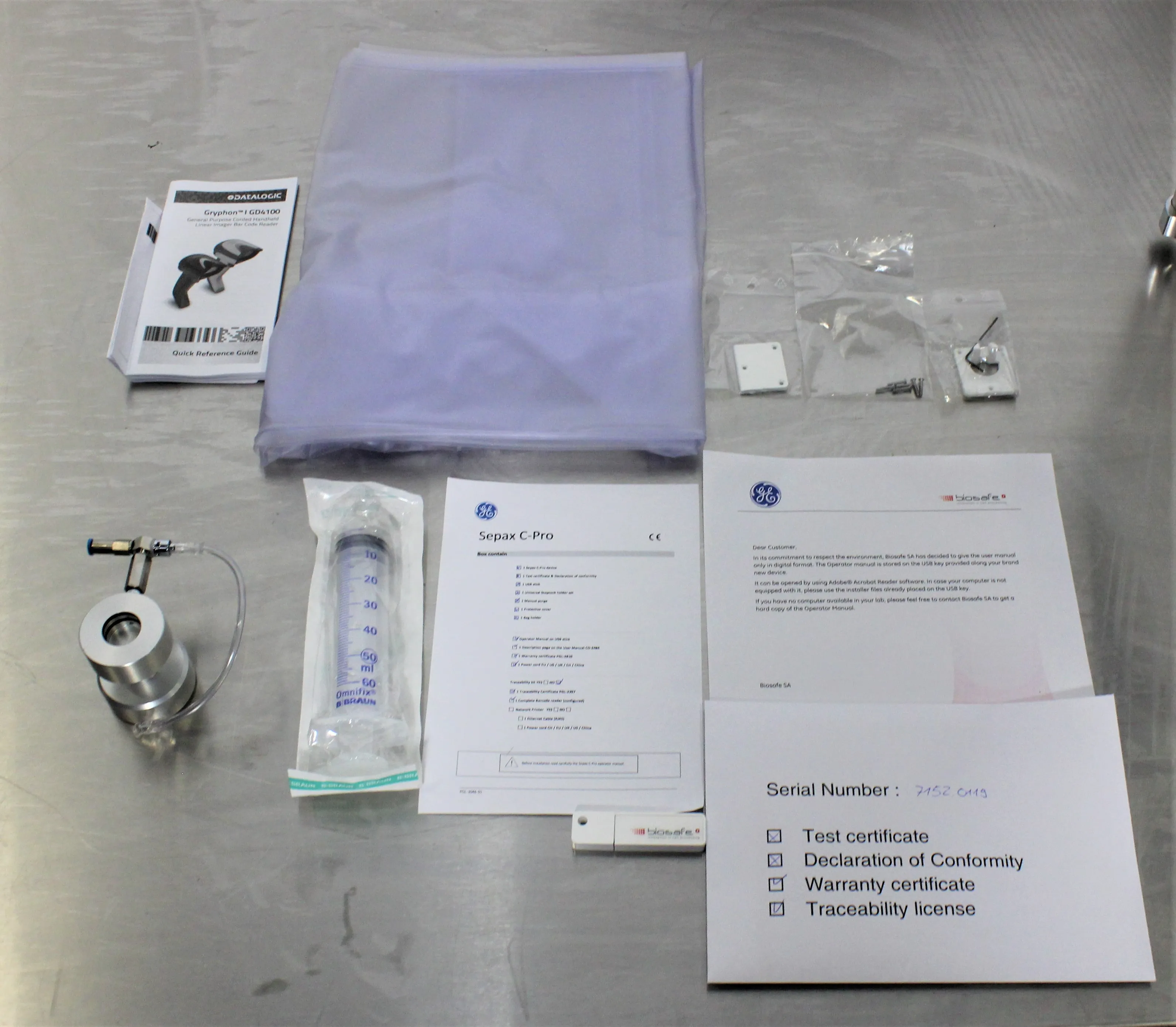 GE Healthcare Sepax C-Pro Perfusion System Cell Counting / Sorting